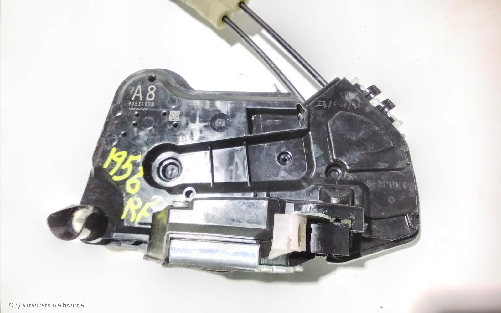 TOYOTA COROLLA DOOR/BOOT/GATE LOCK, E210, RIGHT FRONT DOOR LOCK, HATCH/SEDAN, 07/2018 ONWARDS
