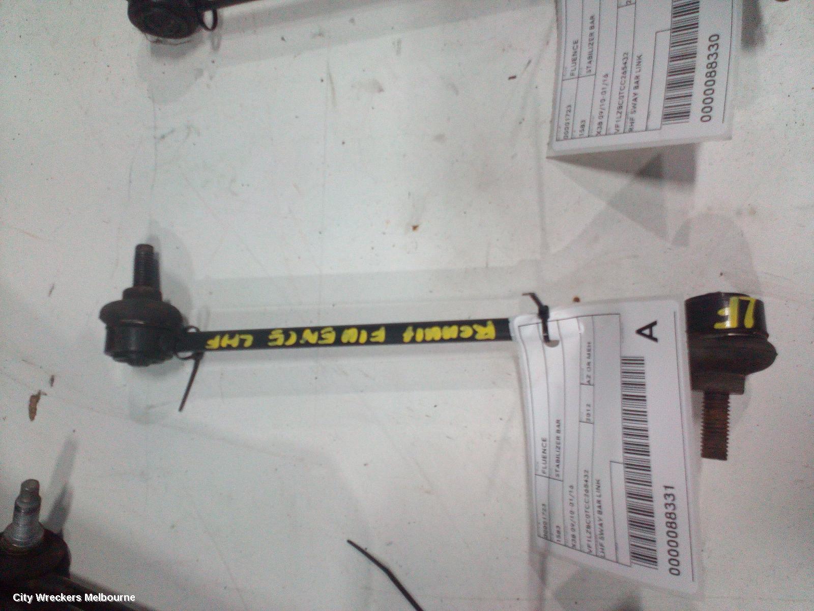 RENAULT FLUENCE STABILISER BAR, X38 09/2010 - 01/2016