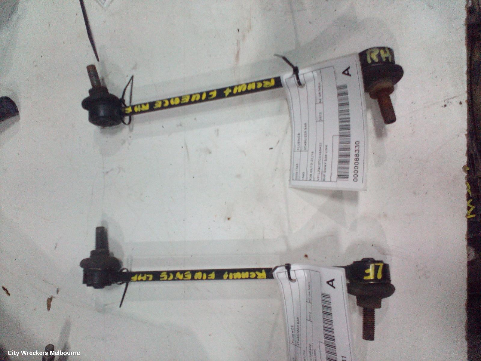 RENAULT FLUENCE STABILISER BAR, X38 09/2010 - 01/2016