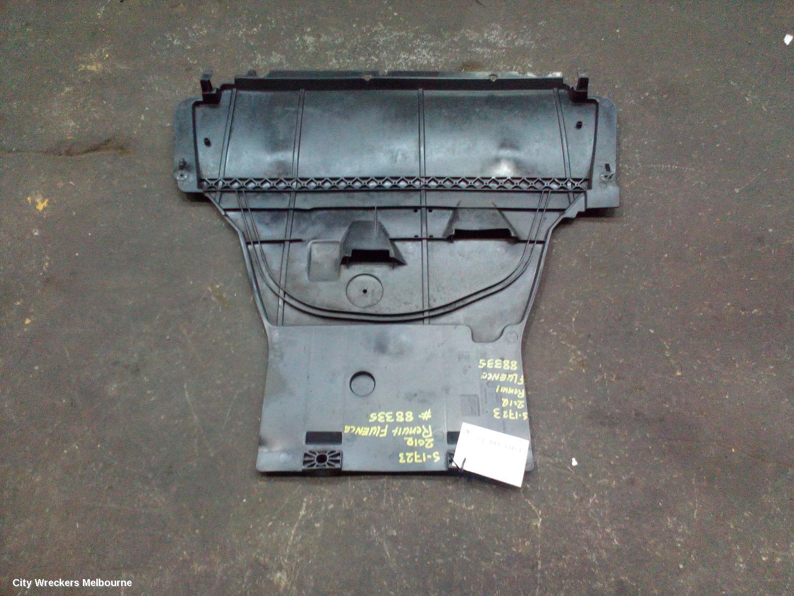 RENAULT FLUENCE LOWER ENGINE SPLASH TRAY