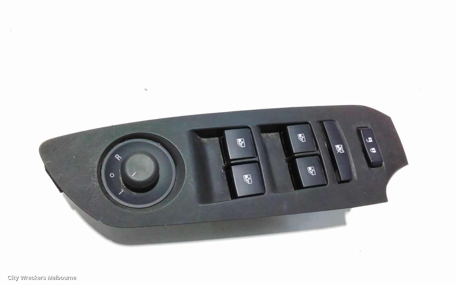HOLDEN TRAX PWR DR WIND SWITCH, RH FRONT (MASTER SWITCH), TJ SERIES, 08/2013 - 12/2020