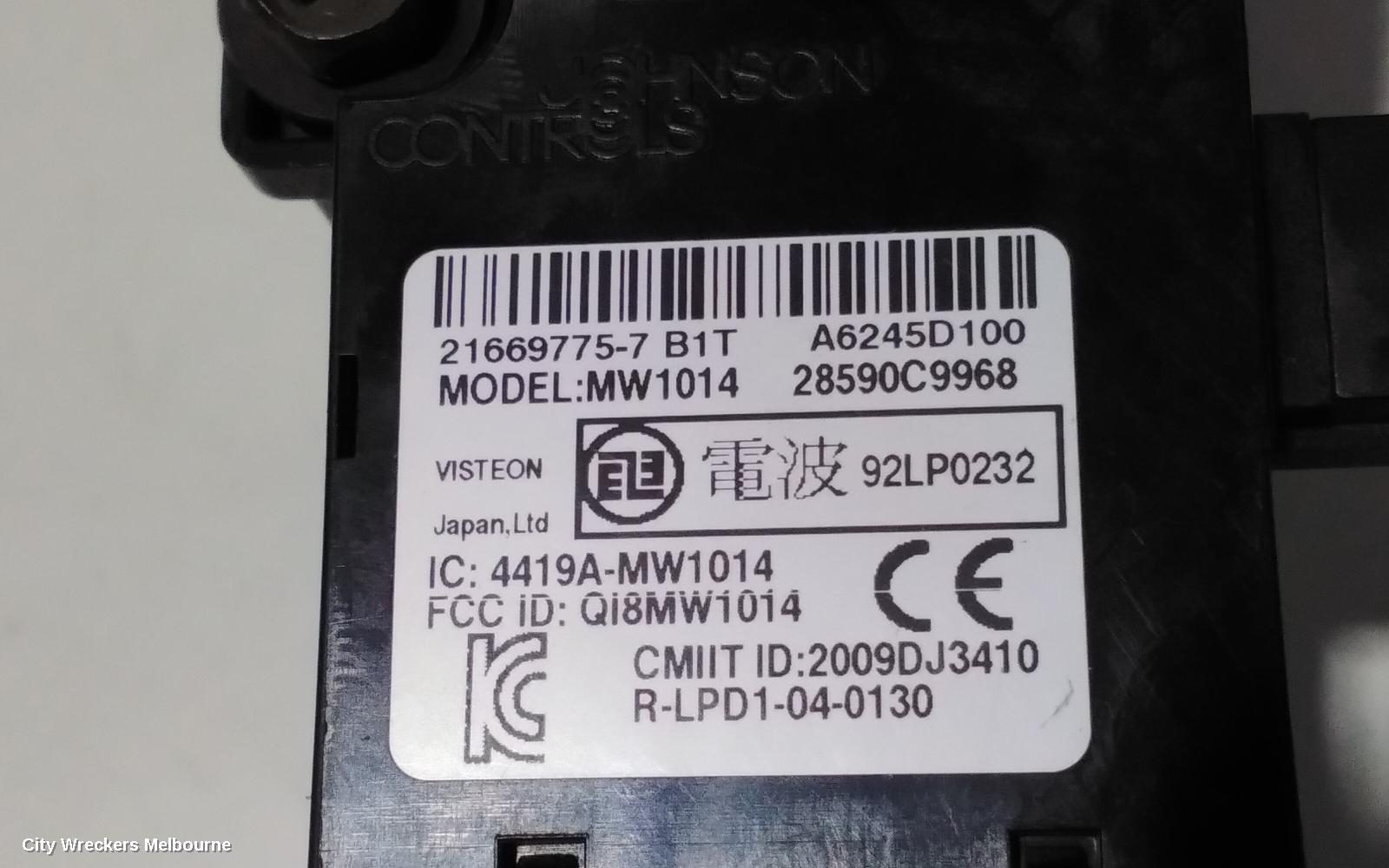 NISSAN NAVARA IGNITION W/ KEY, NP300, 05/2015 - 01/2026