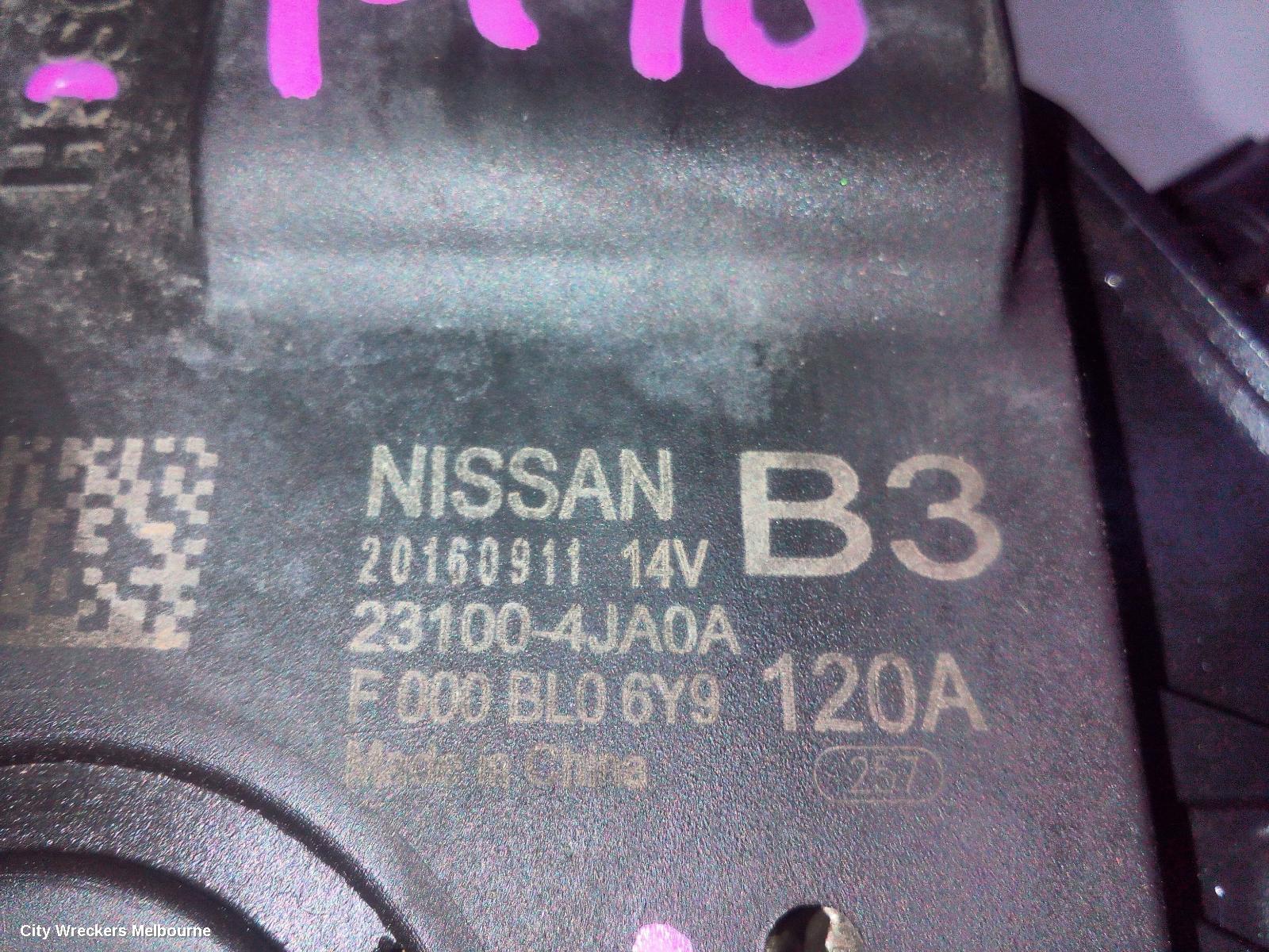 NISSAN NAVARA ALTERNATOR, NP300, DIESEL, 2.3, YS23DDT, TURBO, 120 AMP, 05/2015 ONWARDS