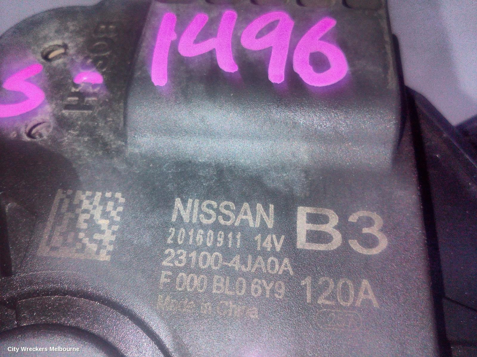 NISSAN NAVARA ALTERNATOR, NP300, DIESEL, 2.3, YS23DDT, TURBO, 120 AMP, 05/2015 ONWARDS