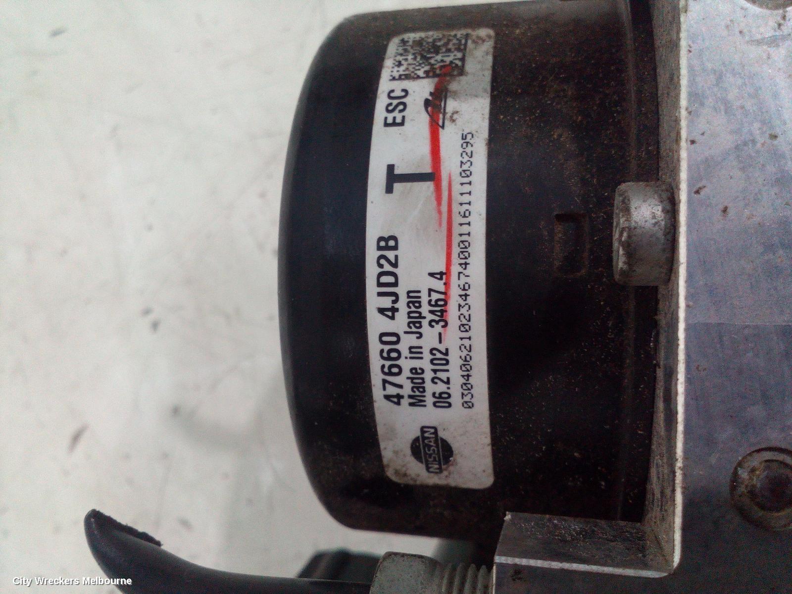 NISSAN NAVARA ABS PUMP/MODULATOR, NP300, P/N 476604JD2B, 05/2015 ONWARDS