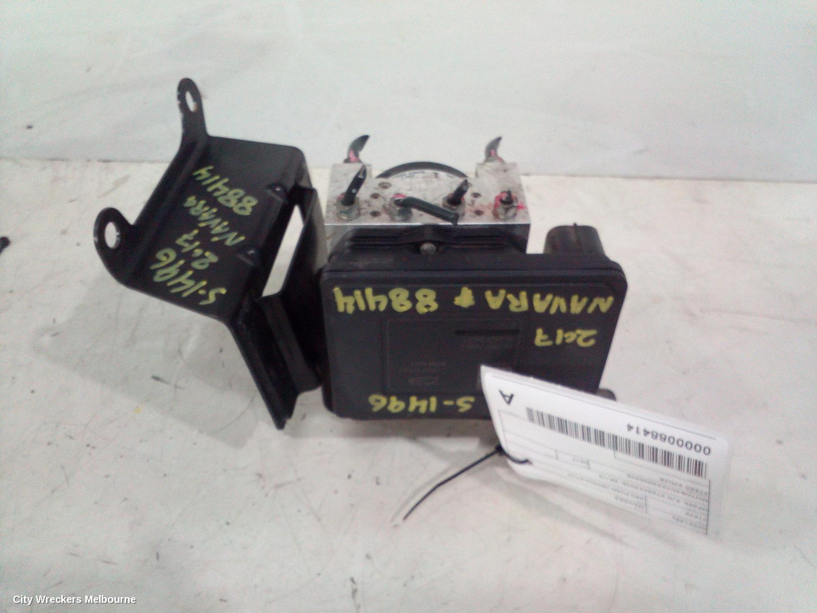 NISSAN NAVARA ABS PUMP/MODULATOR, NP300, P/N 476604JD2B, 05/2015 ONWARDS