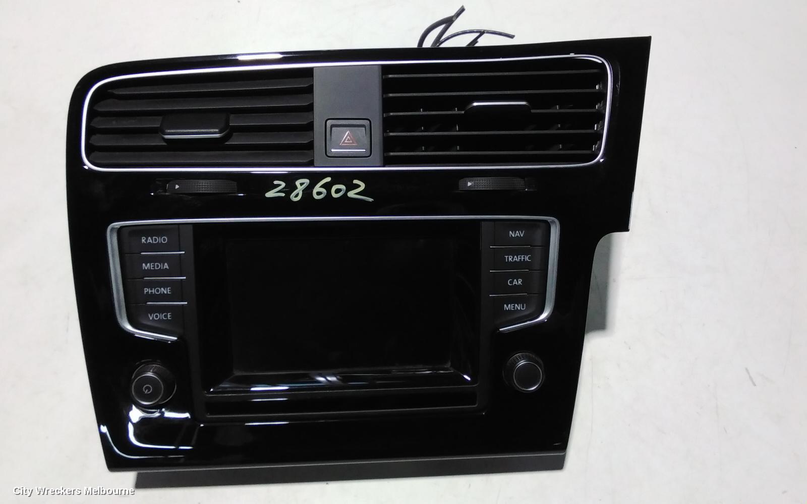 VOLKSWAGEN GOLF SAT. NAV. UNIT, GEN 6, 10/2008 - 12/2015