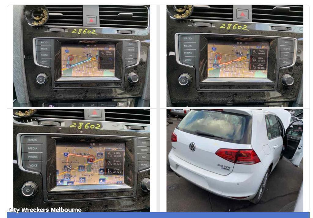 VOLKSWAGEN GOLF SAT. NAV. UNIT, GEN 6, 10/2008 - 12/2015
