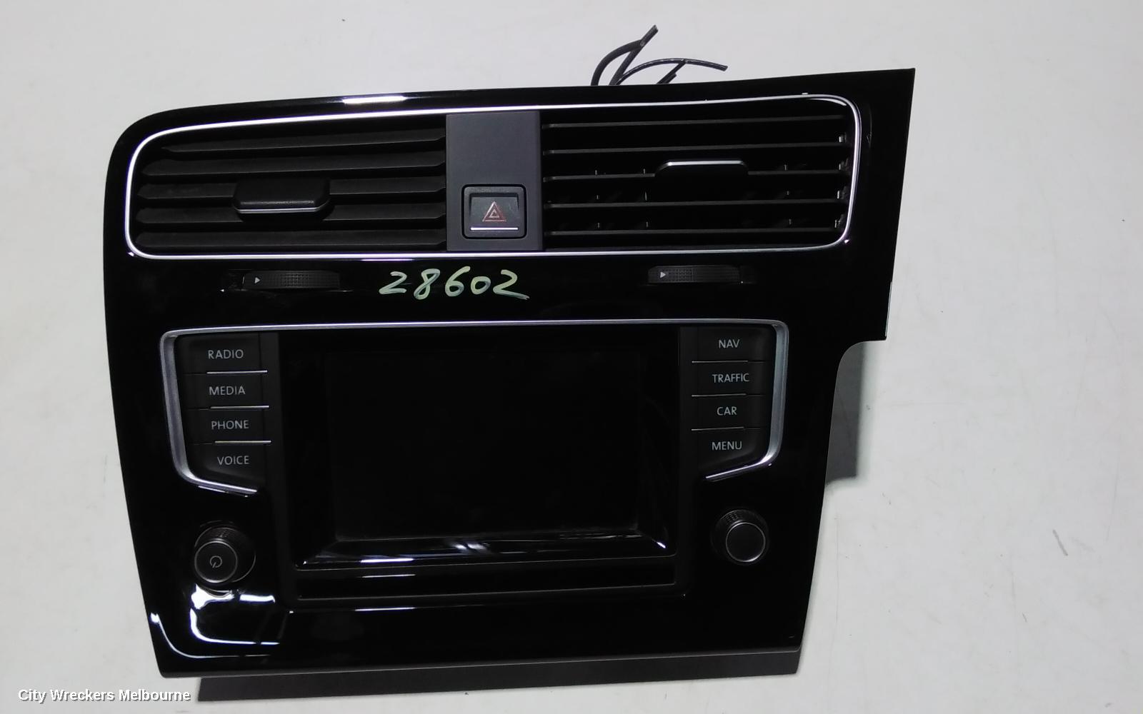 VOLKSWAGEN GOLF SAT. NAV. UNIT, GEN 6, 10/2008 - 12/2015