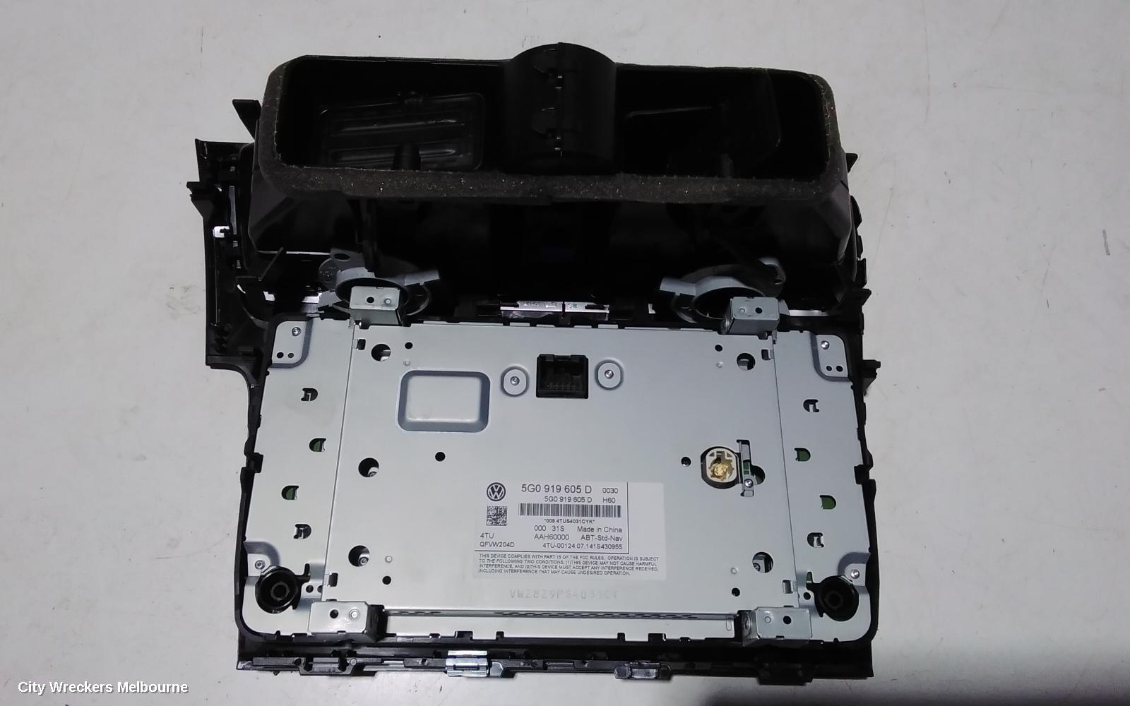 VOLKSWAGEN GOLF SAT. NAV. UNIT, GEN 6, 10/2008 - 12/2015