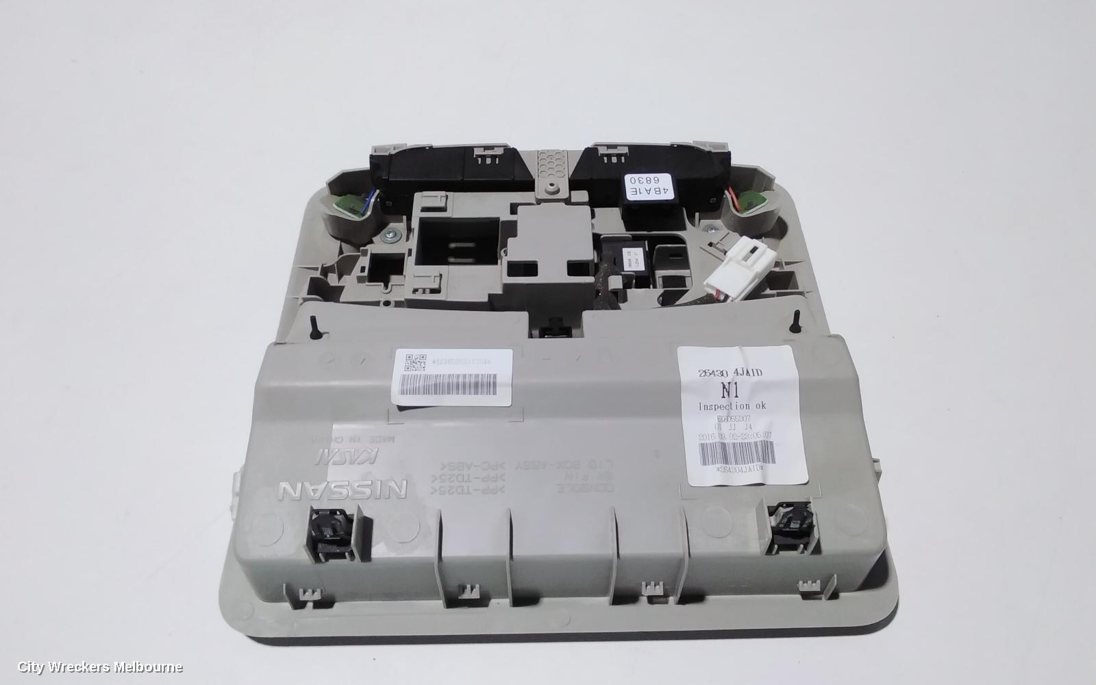 NISSAN NAVARA COURTESY LIGHT, NP300, FRONT, W/ SUNGLASS HOLDER TYPE, 05/2015 ONWARDS