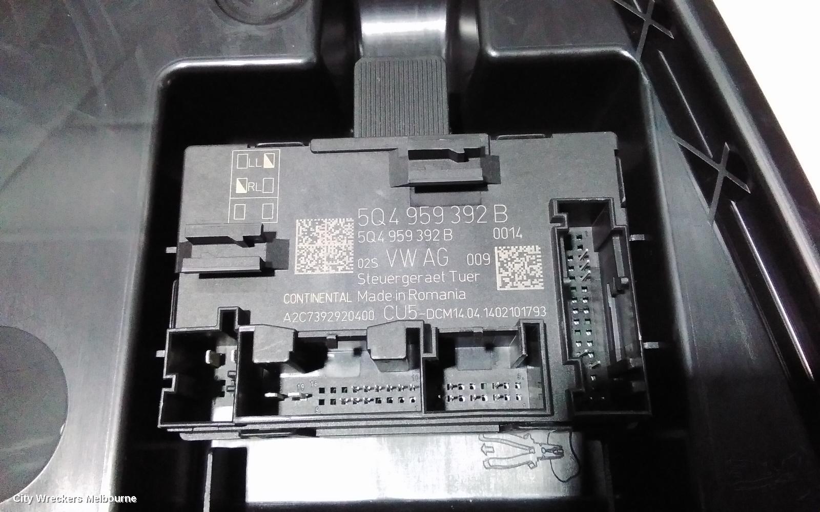 SKODA OCTAVIA, NE, 09/2013 - 09/2020, CONTROL MODULE UNIT ECU 5Q4 959 392 B ~ 2014 SKODA OCTAVIA N/S/F  *LHF*: 88445