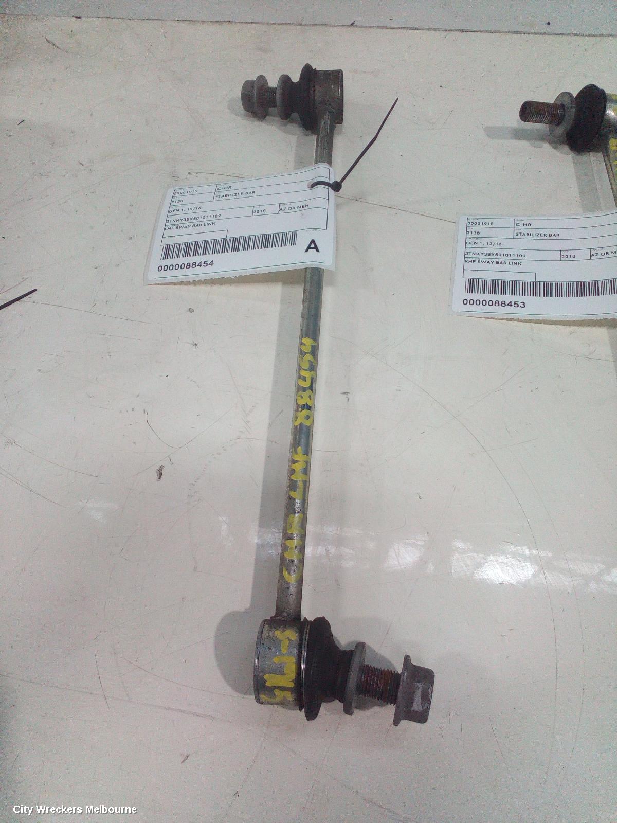 TOYOTA C-HR STABILISER BAR, GEN 1, 12/2016 - 09/2023