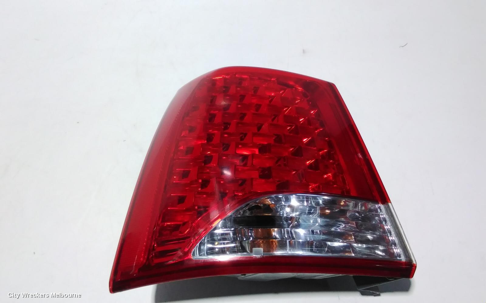 KIA SORENTO LEFT TAILLIGHT, XM, STANDARD TYPE, 10/2009 - 09/2012