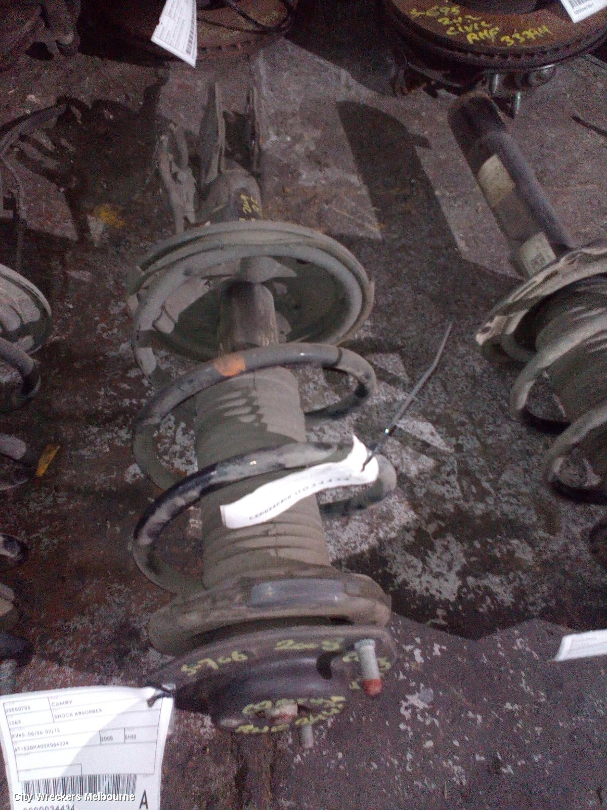 TOYOTA CAMRY RIGHT FRONT STRUT, ACV40, 2.4, 2AZ-FE, 06/2006 - 11/2011