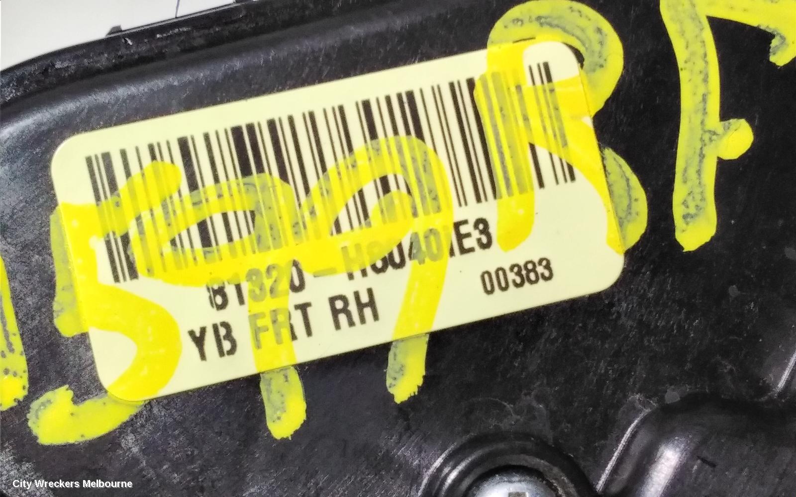 KIA RIO DOOR/BOOT/GATE LOCK, RIGHT FRONT DOOR LOCK, YB, 12/2016 ONWARDS