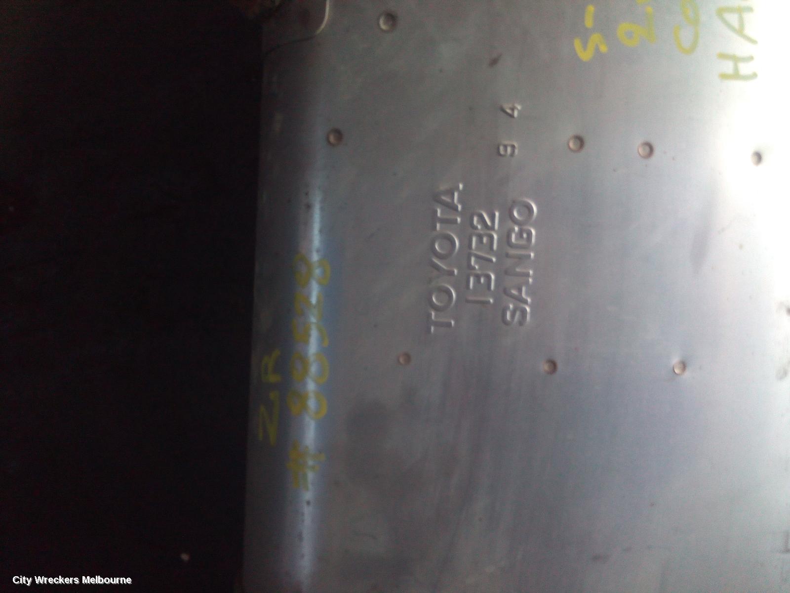 TOYOTA COROLLA EXHAUST SYSTEM, E210, 07/2018 ONWARDS