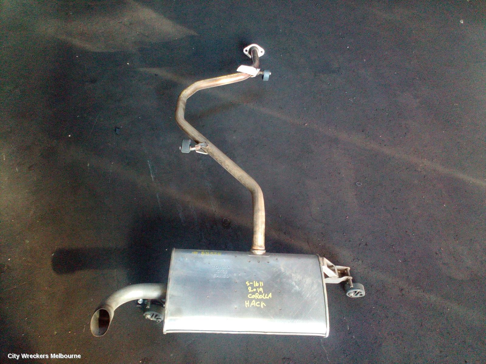 TOYOTA COROLLA EXHAUST SYSTEM, E210, 07/2018 ONWARDS