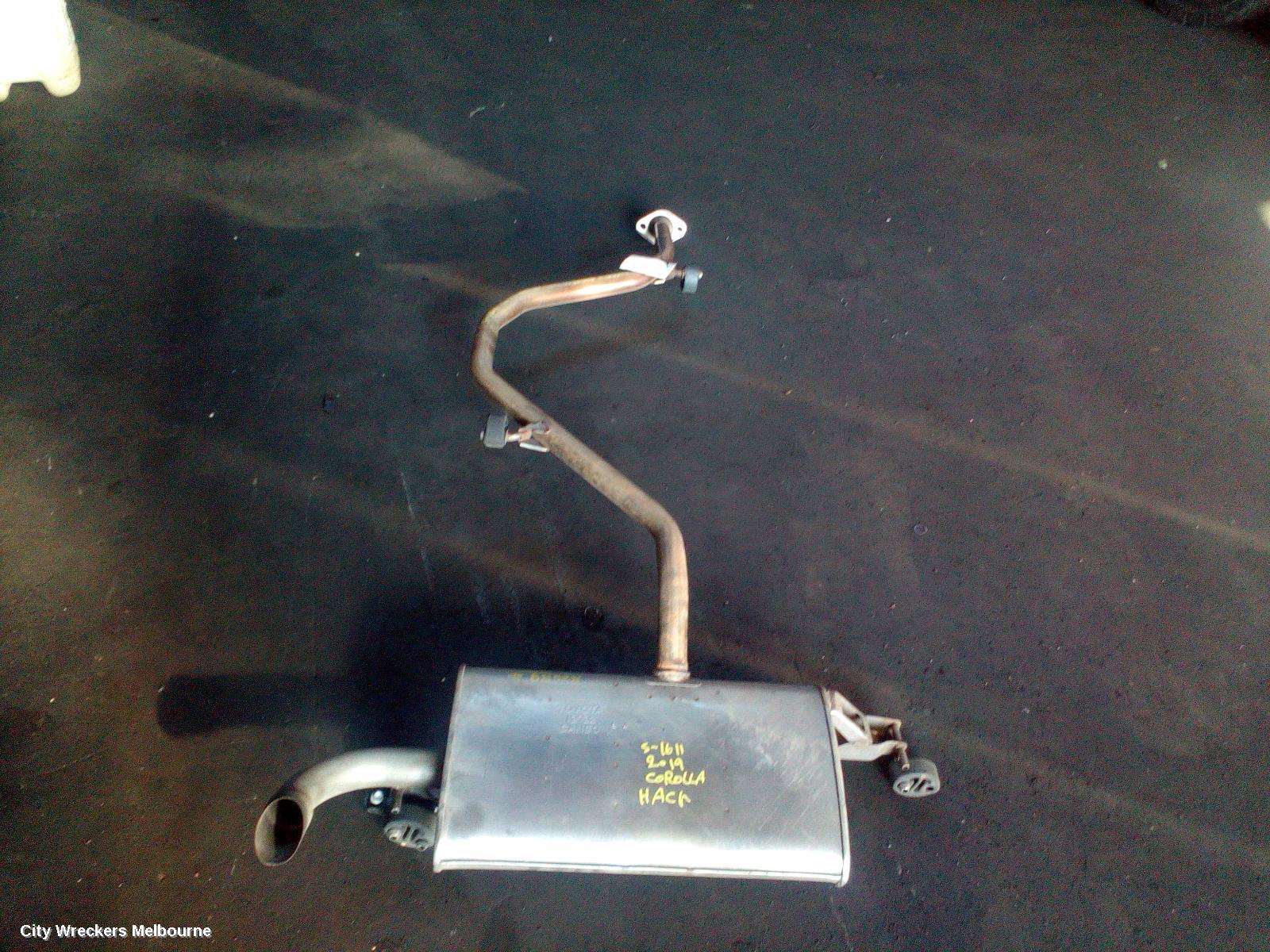 TOYOTA COROLLA EXHAUST SYSTEM, E210, 07/2018 ONWARDS