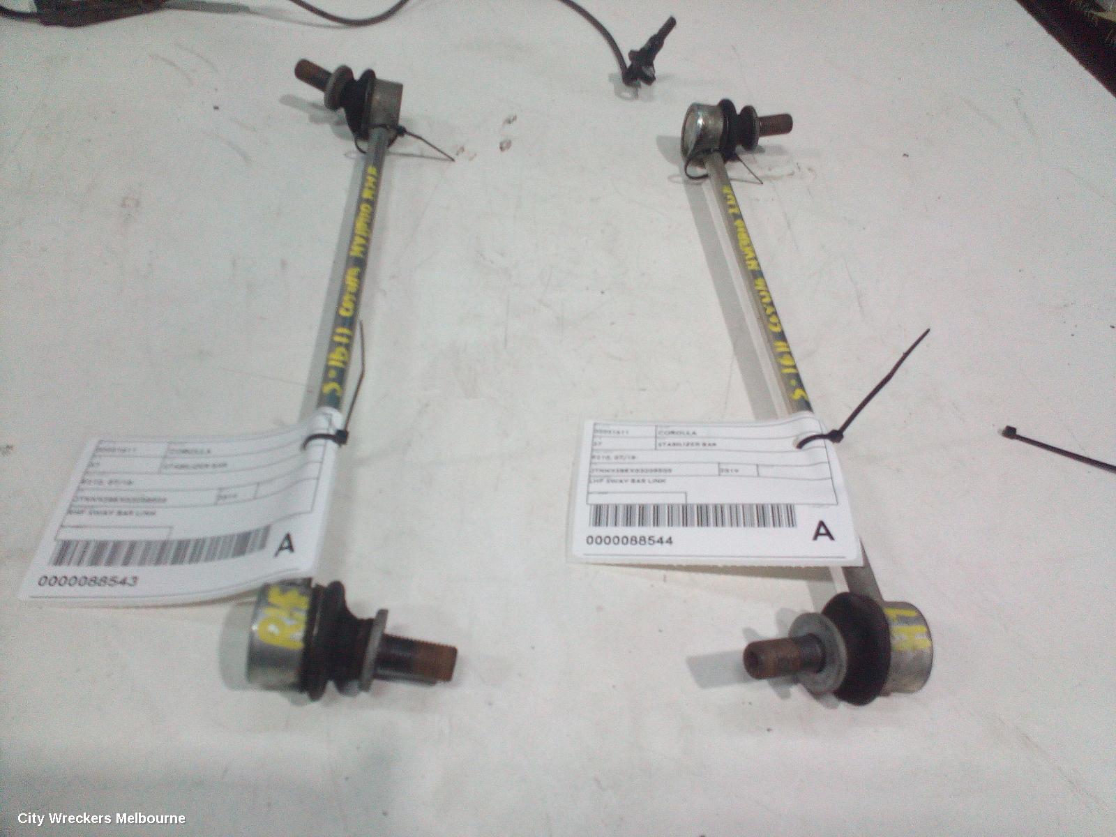 TOYOTA COROLLA STABILISER BAR, E210, HATCH, 07/2018 ONWARDS