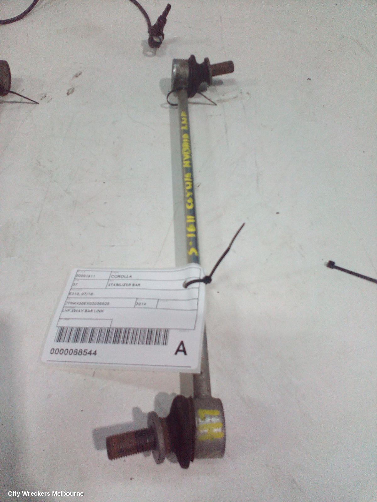 TOYOTA COROLLA STABILISER BAR, E210, HATCH, 07/2018 ONWARDS