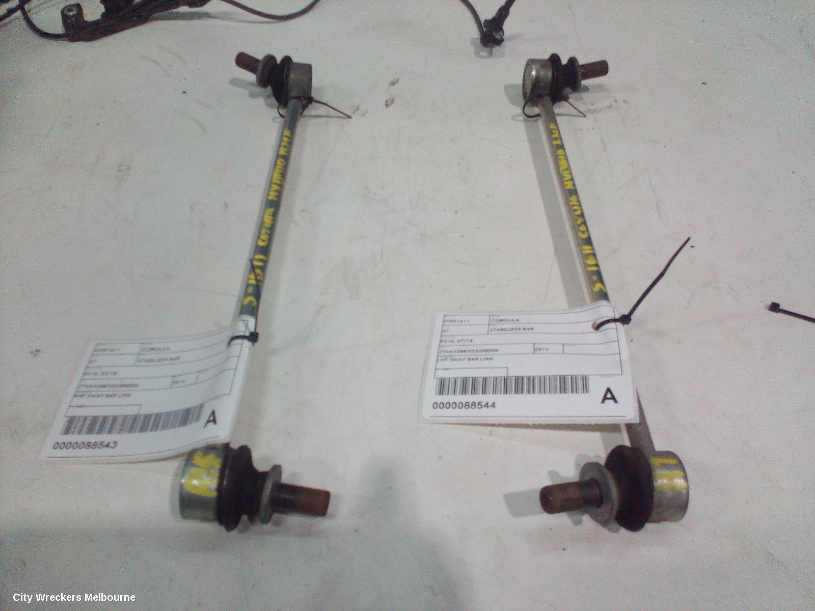 TOYOTA COROLLA STABILISER BAR, E210, HATCH, 07/2018 ONWARDS