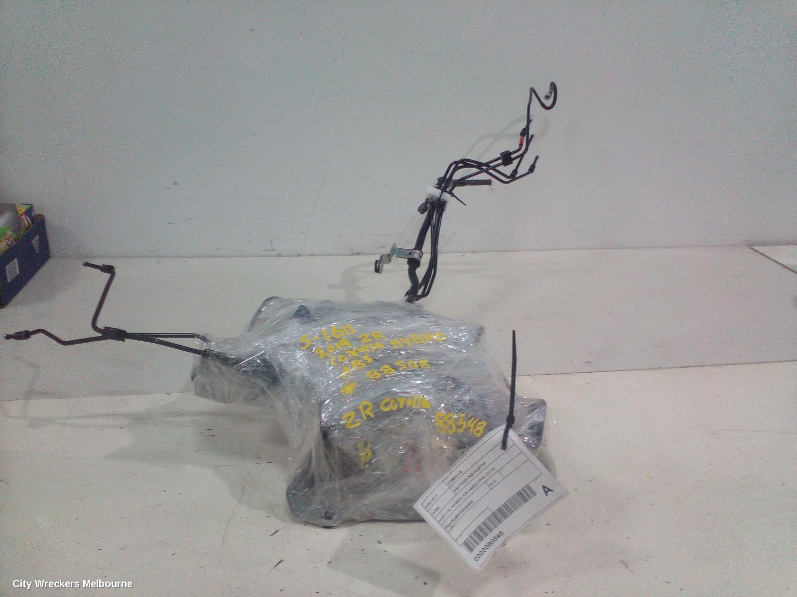 TOYOTA COROLLA ABS PUMP/MODULATOR, ZWE211R, HYBRID, P/N 4405012D90, 07/2018 ONWARDS