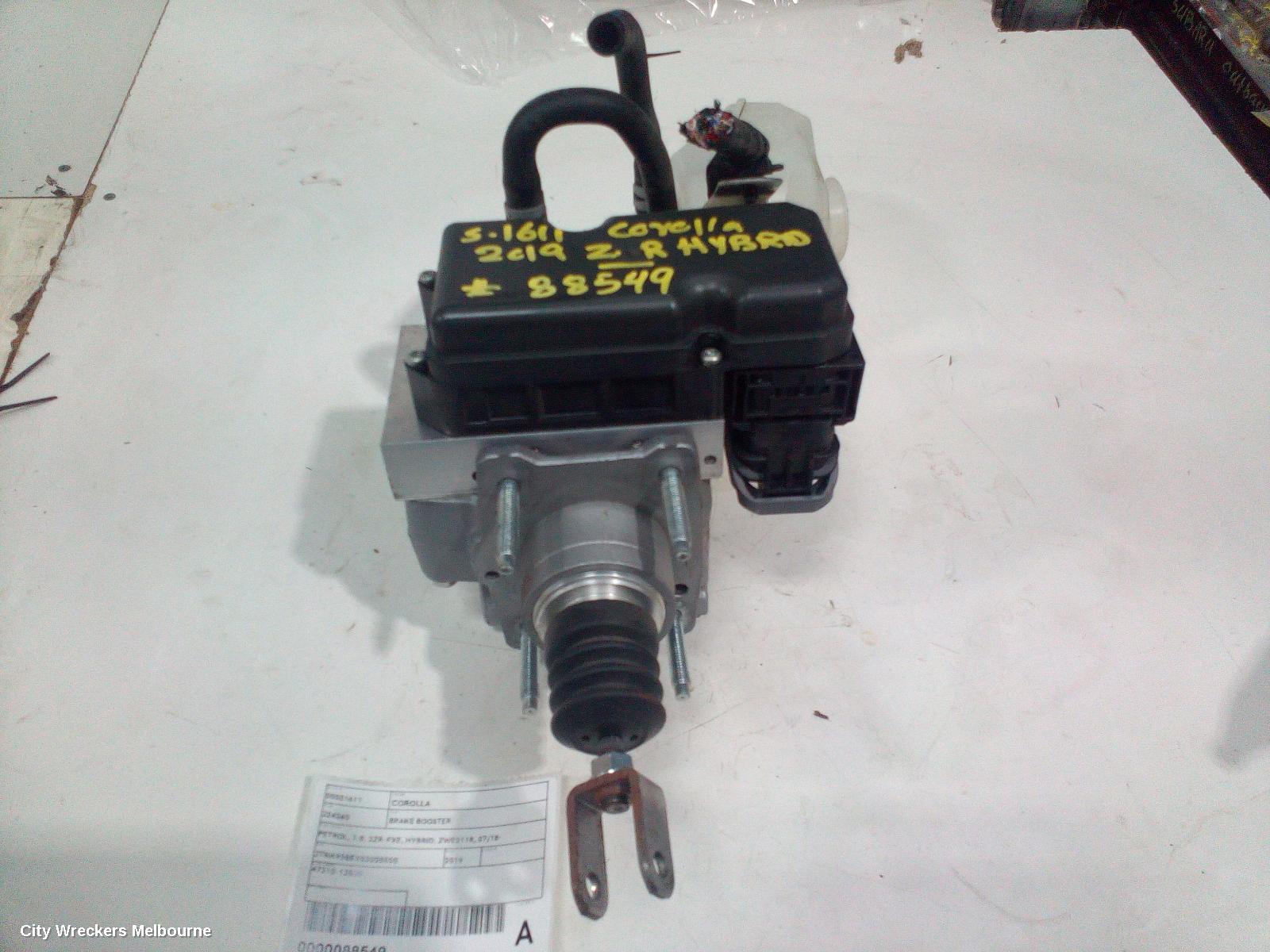 TOYOTA COROLLA BRAKE BOOSTER, PETROL, 1.8, 2ZR-FXE, HYBRID, ZWE211R, 07/2018 ONWARDS