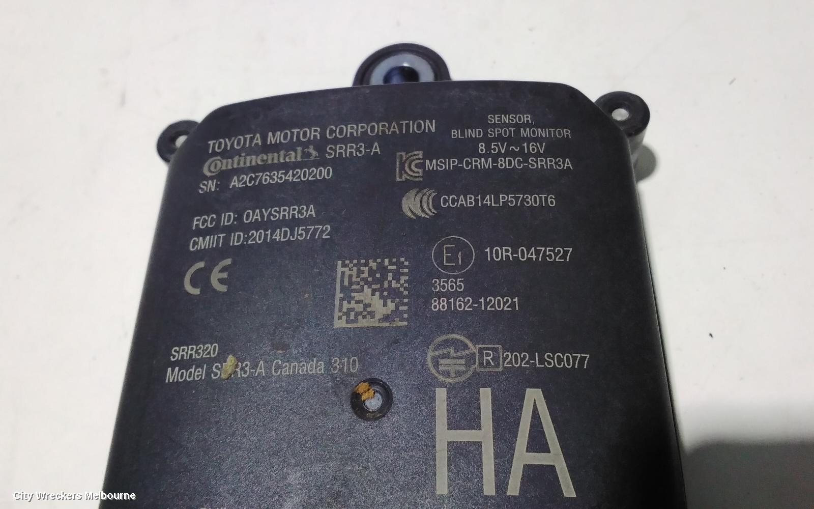 TOYOTA COROLLA, E210, 07/2018 ONWARDS, LHR BLIND SPOT MONITOR SENSOR MODULE 88162-12021: 88551