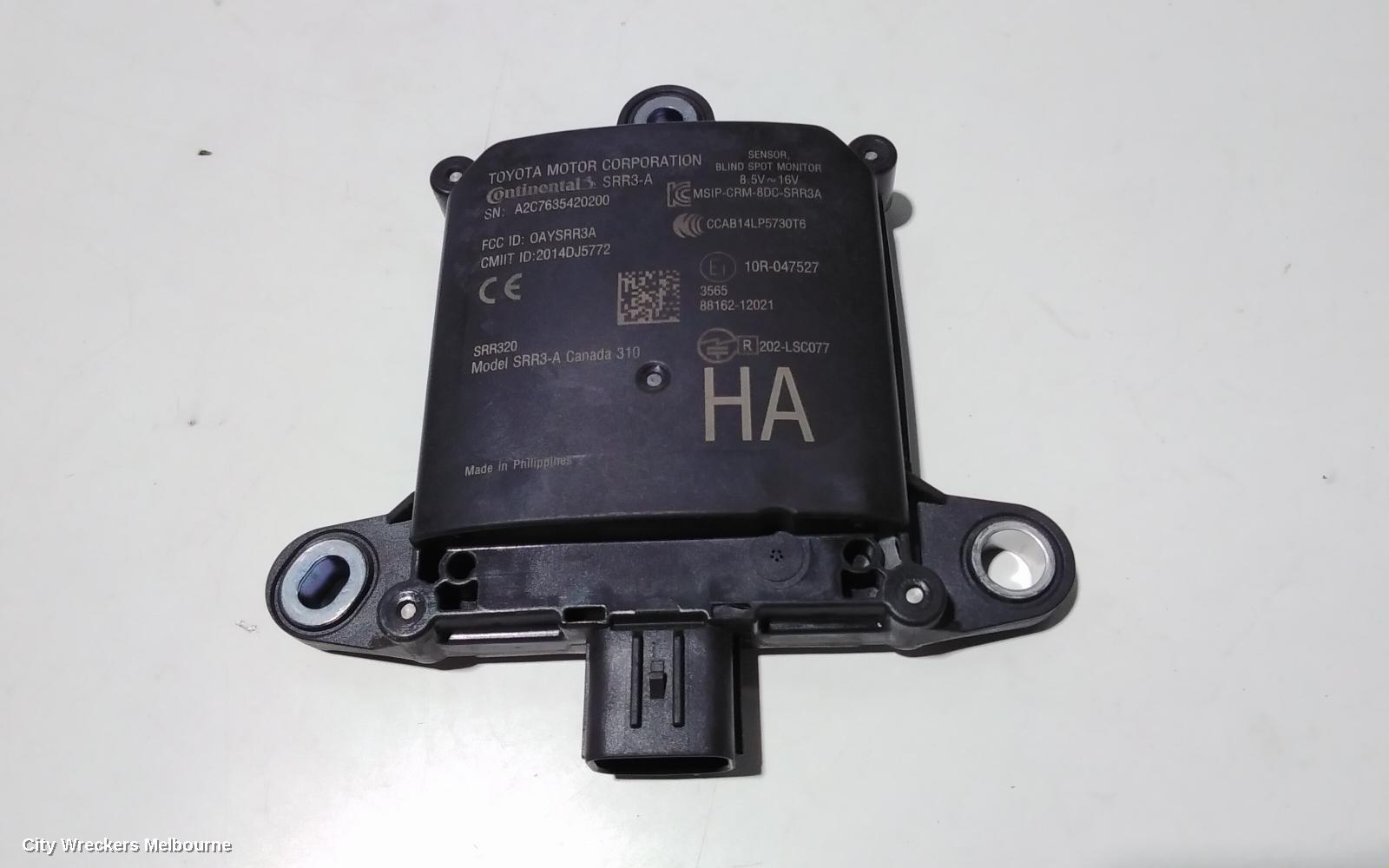 TOYOTA COROLLA, E210, 07/2018 ONWARDS, RHR BLIND SPOT MONITOR SENSOR MODULE 88162-12021: 88552