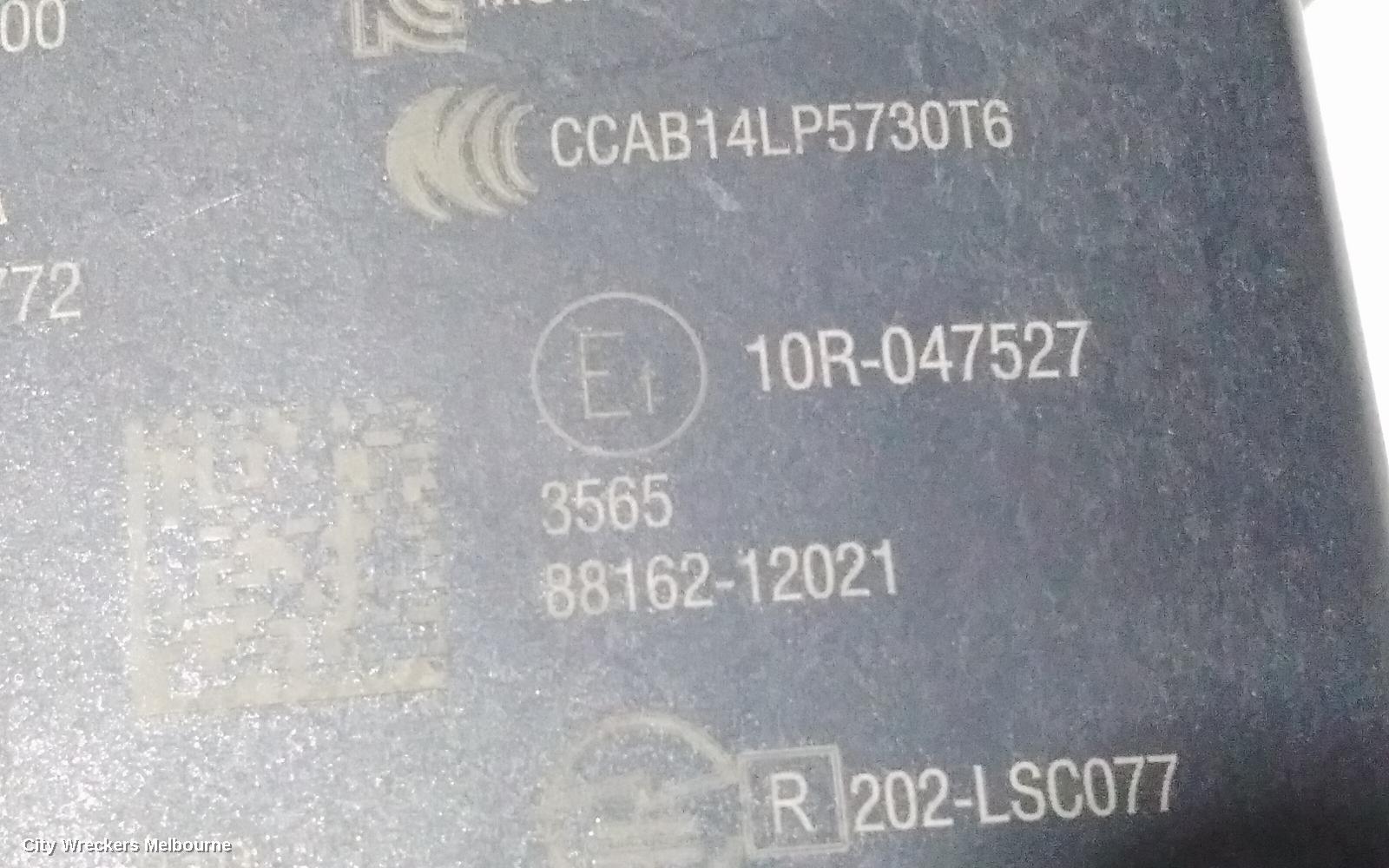 TOYOTA COROLLA, E210, 07/2018 ONWARDS, RHR BLIND SPOT MONITOR SENSOR MODULE 88162-12021: 88552