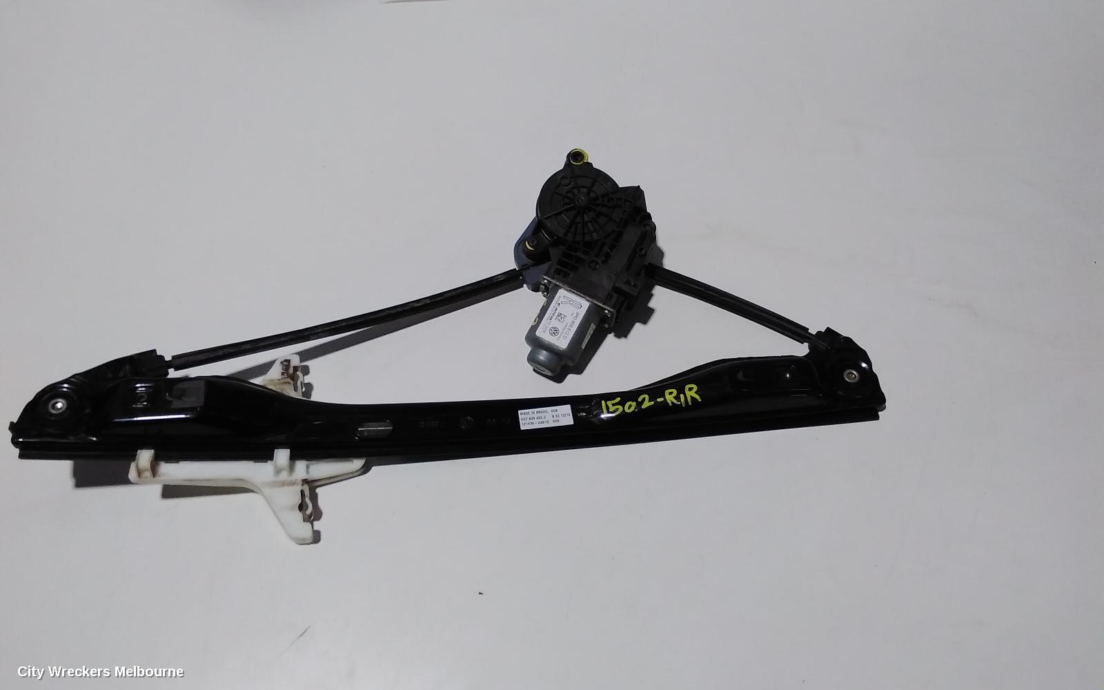 VOLKSWAGEN AMAROK RIGHT REAR WND REG/MOTOR, 2H, 12/2010 ONWARDS