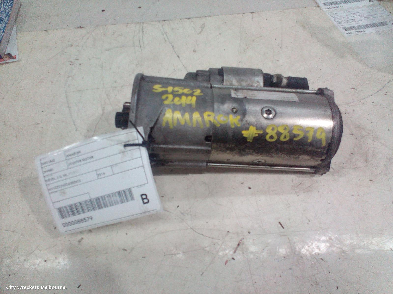 VOLKSWAGEN AMAROK STARTER, DIESEL, 2.0, 2H, 11/2011 ONWARDS