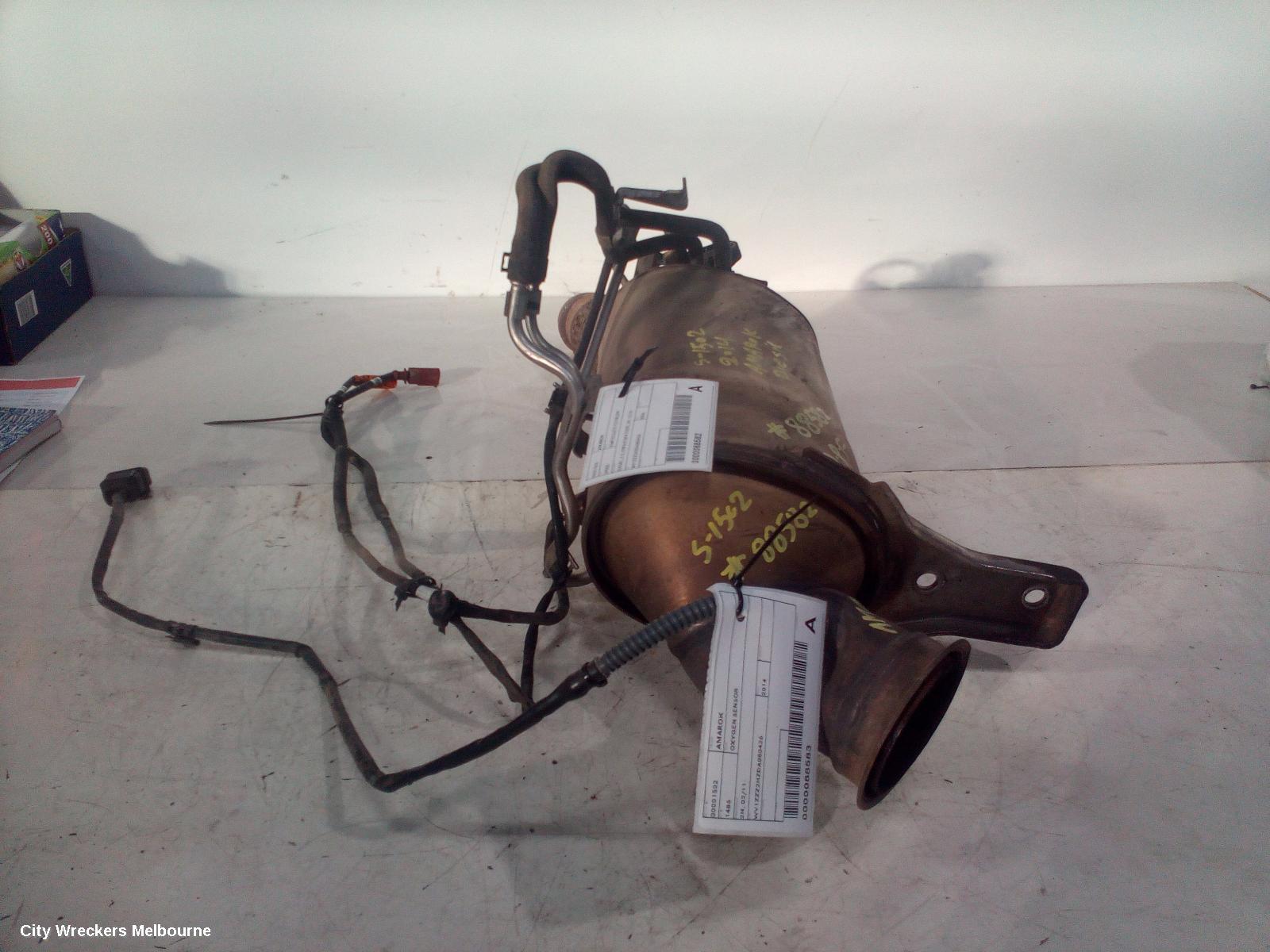 VOLKSWAGEN AMAROK PARTICULATE FILTER/DPF, DIESEL, 2.0, CNEA/CSHA CODE, 2H, 12/2010 ONWARDS