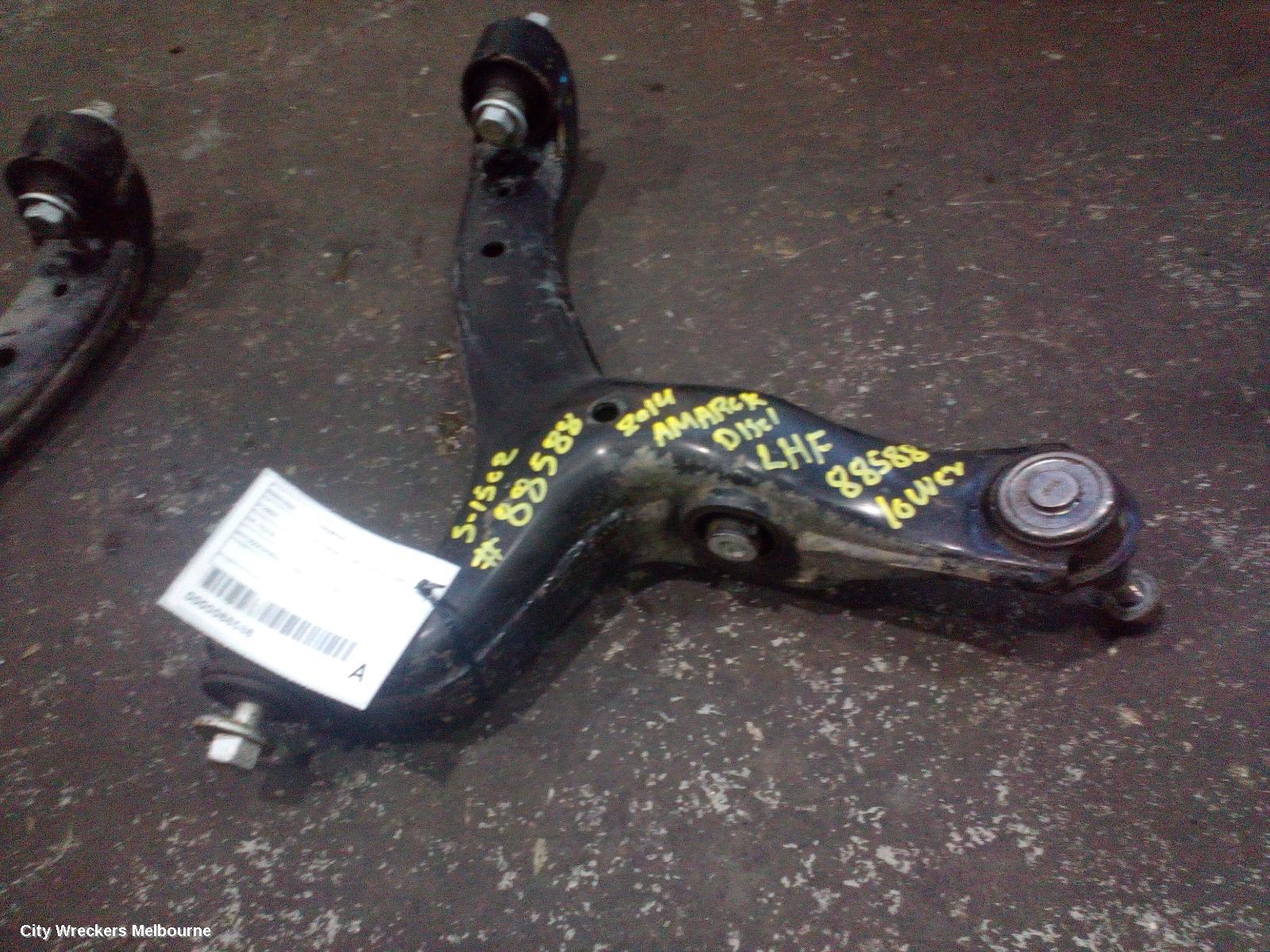 VOLKSWAGEN AMAROK LEFT FRONT LOWER CONTROL ARM, 2H, 12/2010 ONWARDS