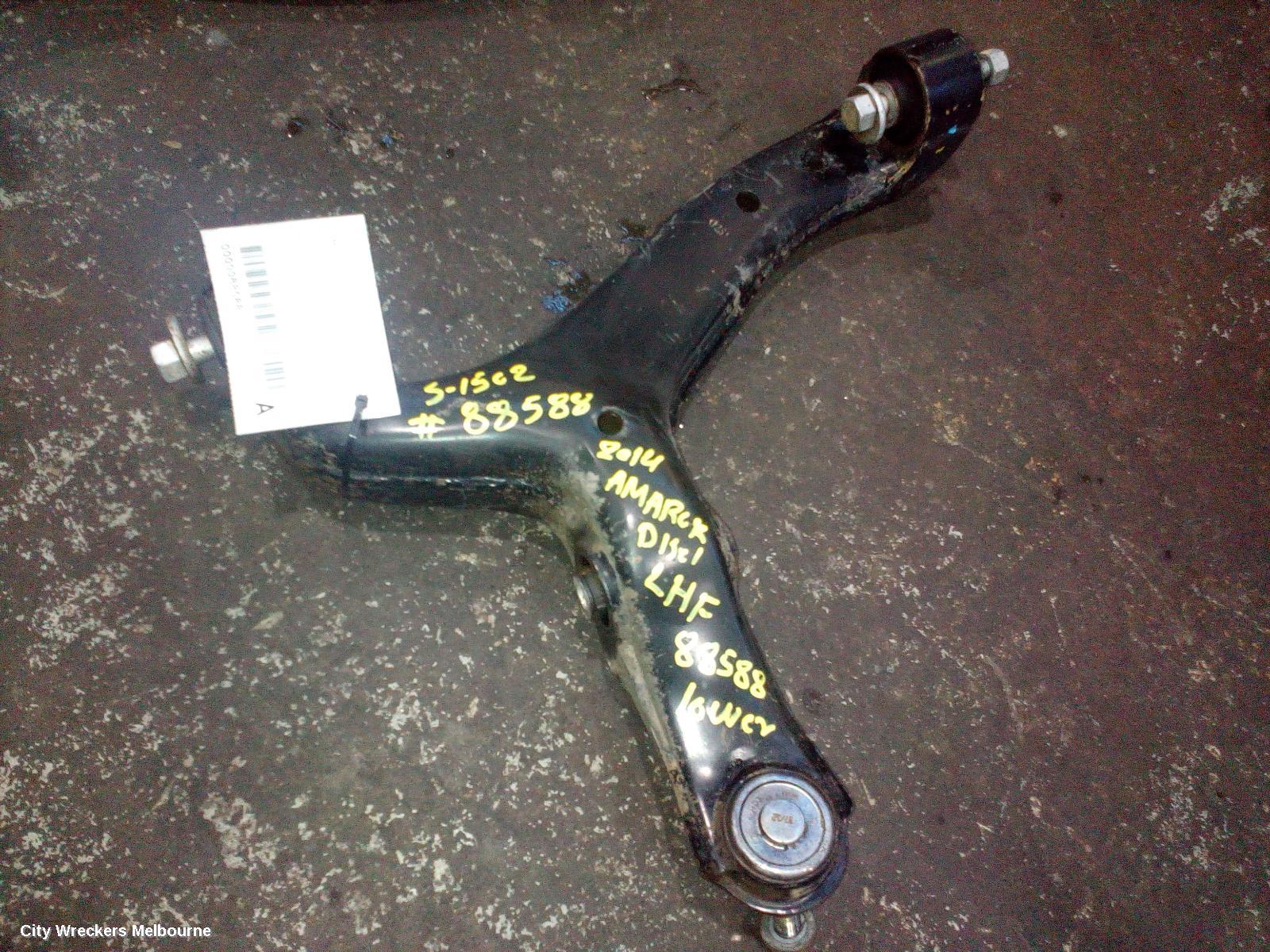 VOLKSWAGEN AMAROK LEFT FRONT LOWER CONTROL ARM, 2H, 12/2010 ONWARDS