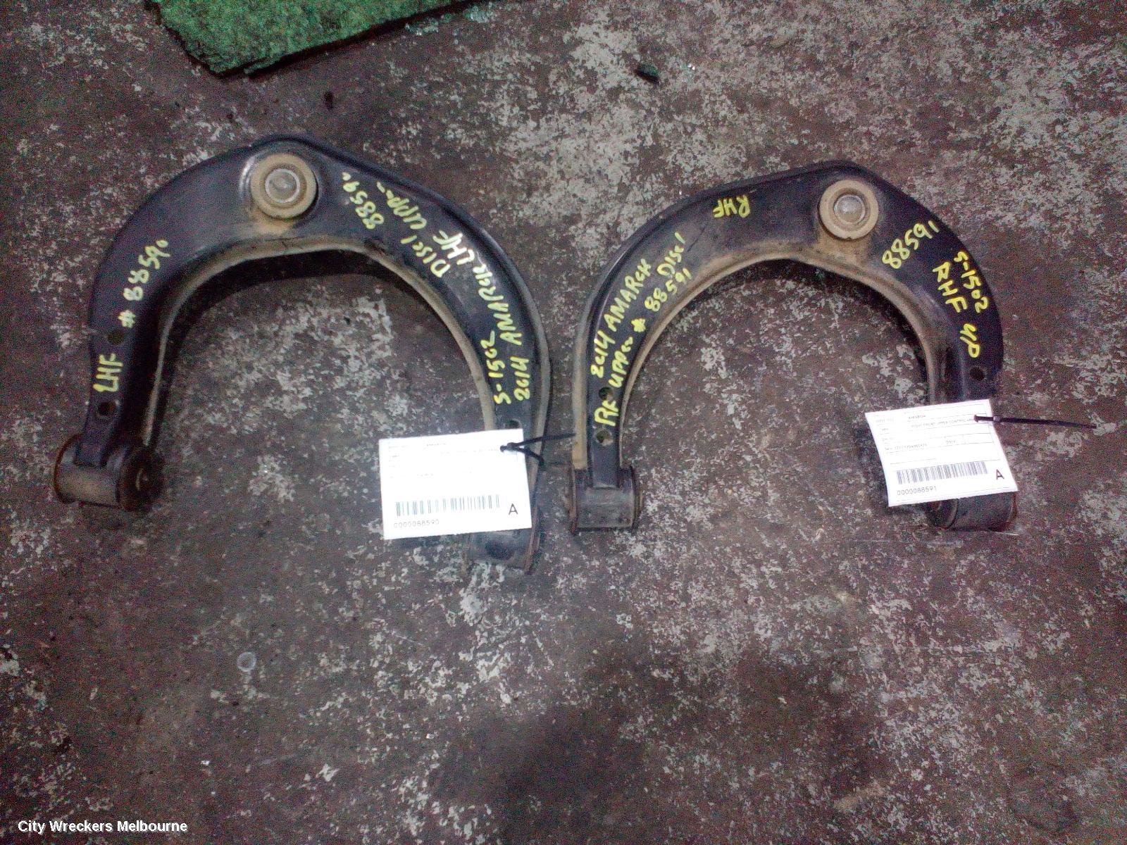 VOLKSWAGEN AMAROK RIGHT FRONT UPPER CONTROL ARM, 2H, 02/2011 - 09/2022
