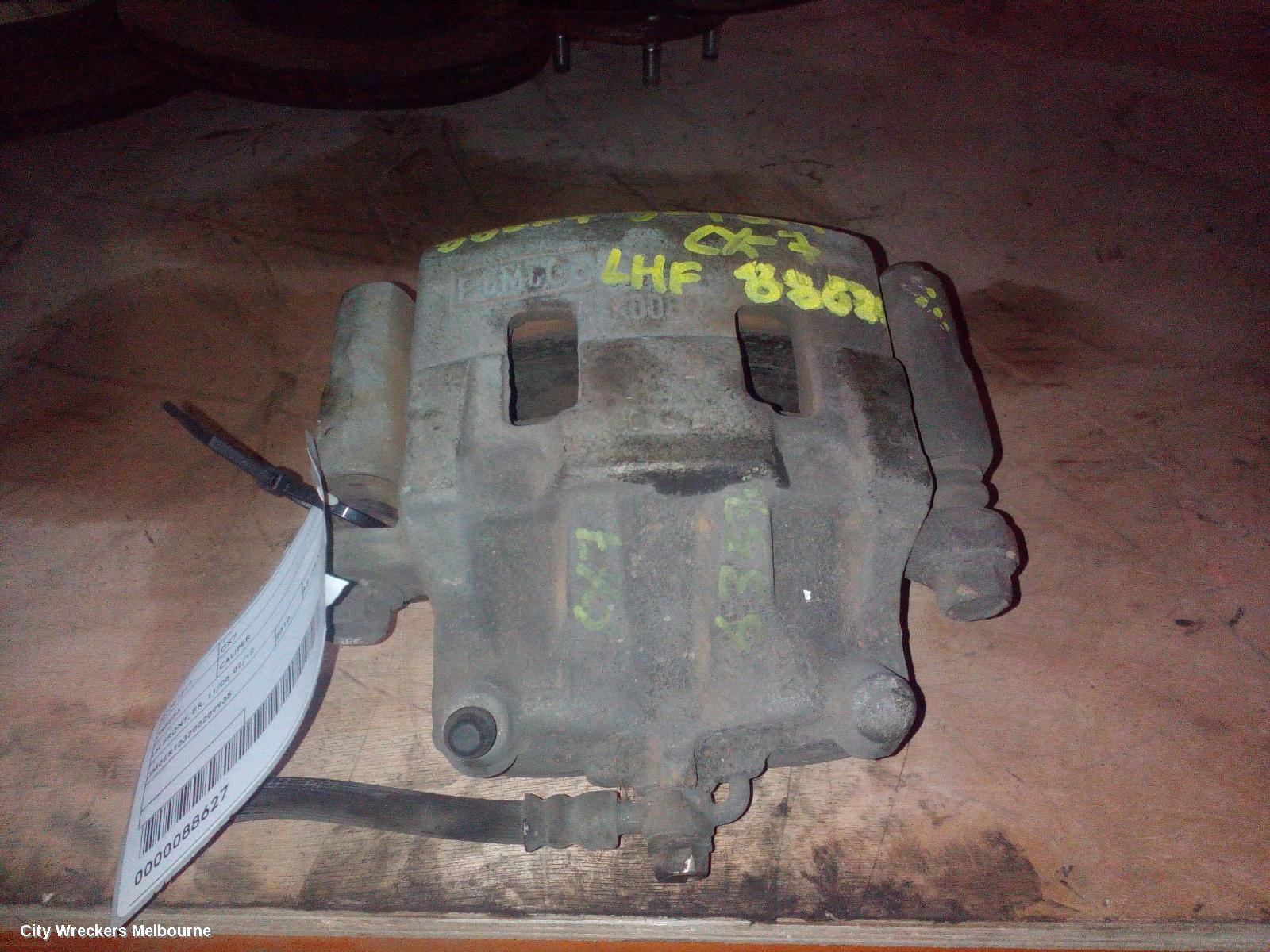 MAZDA CX7 CALIPER, LH FRONT, ER, 11/2006 - 02/2012