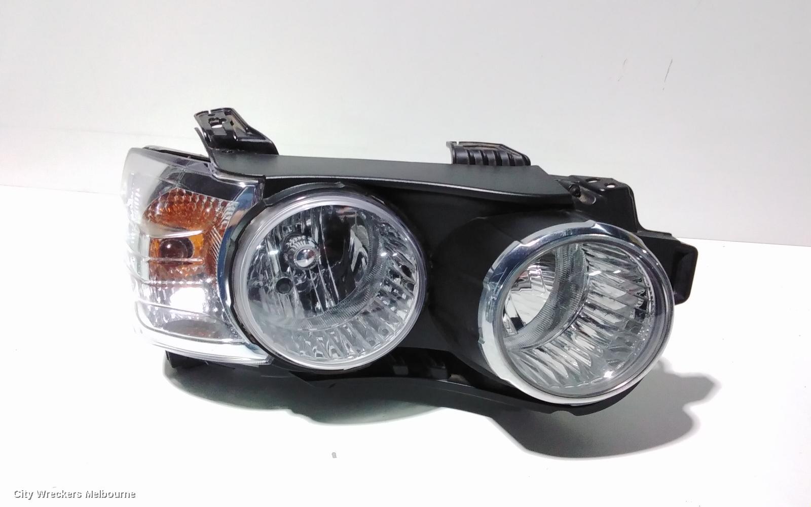HOLDEN BARINA RIGHT HEADLAMP, TM, W/ CHROME RING TYPE, 08/2011 - 08/2016