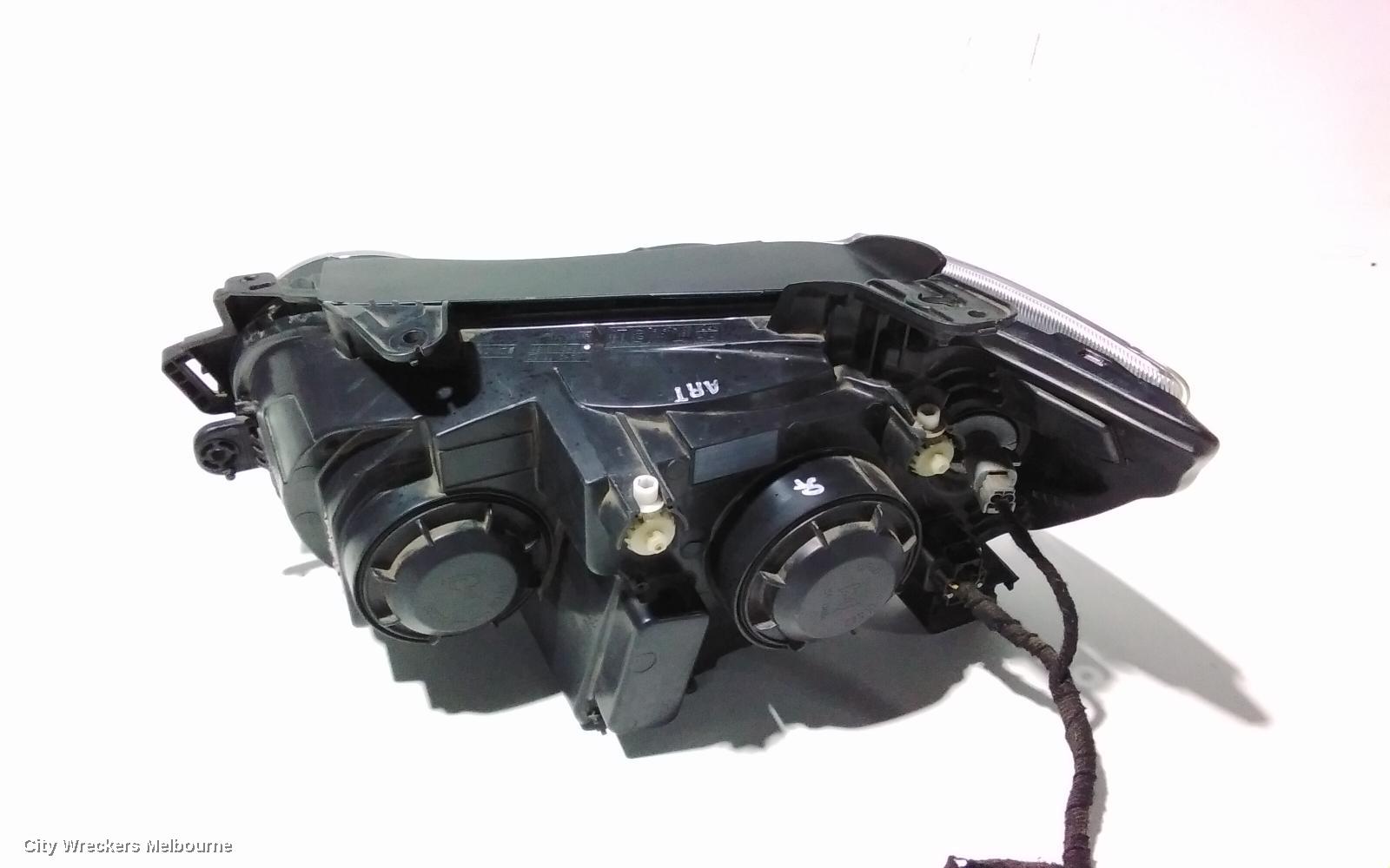 HOLDEN BARINA RIGHT HEADLAMP, TM, W/ CHROME RING TYPE, 08/2011 - 08/2016