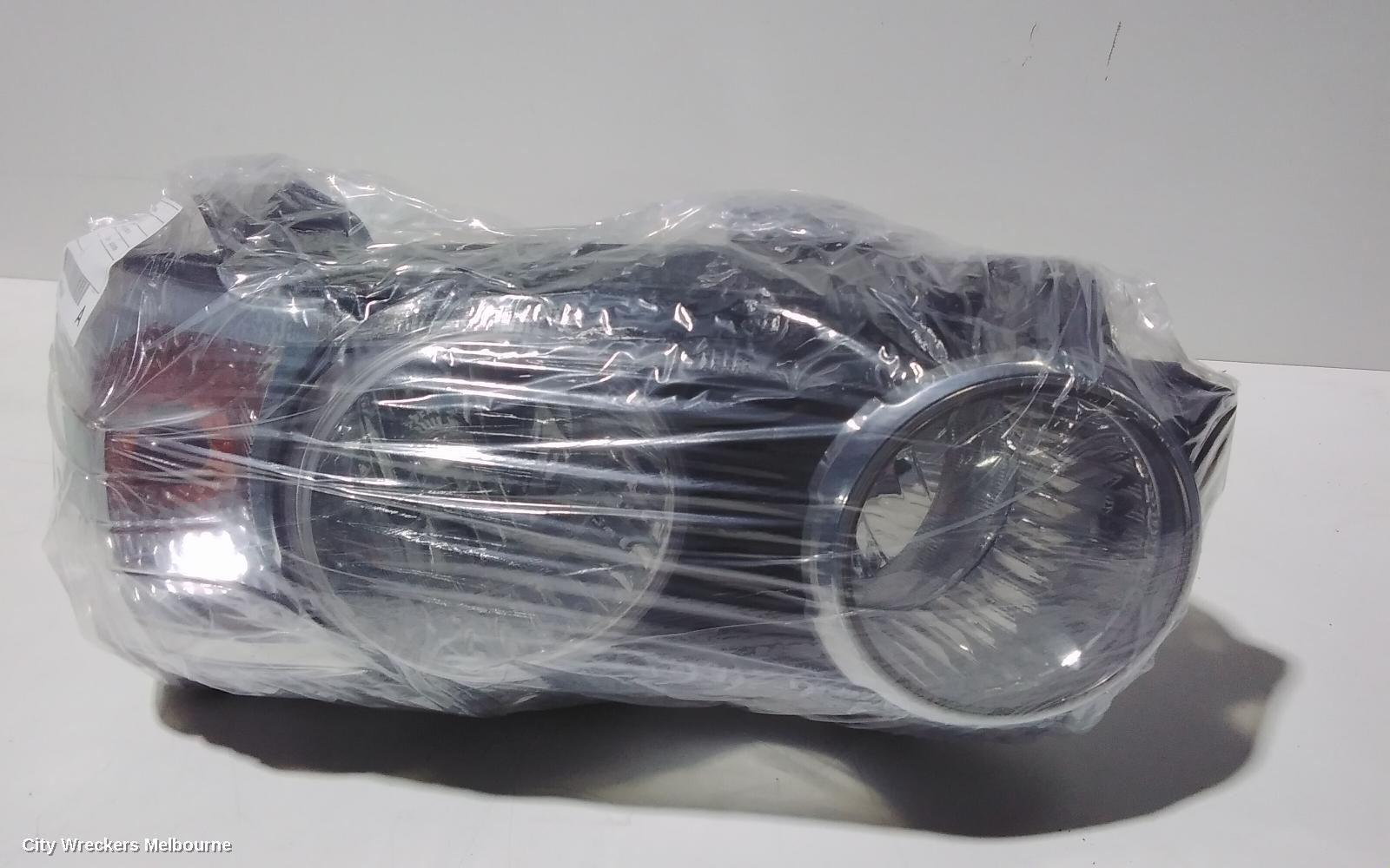 HOLDEN BARINA RIGHT HEADLAMP, TM, W/ CHROME RING TYPE, 08/2011 - 08/2016