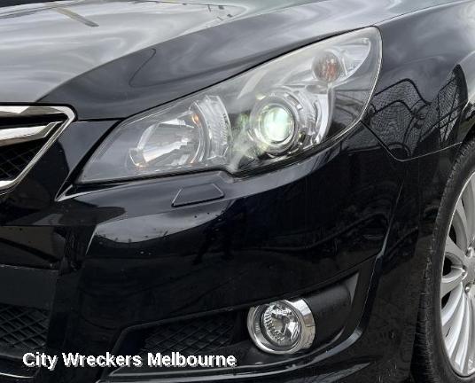 SUBARU LIBERTY LEFT HEADLAMP, 5TH GEN, 2.5I/2.5 GT ENG, XENON TYPE, BLACK INSERT, 07/2009 - 03/2012