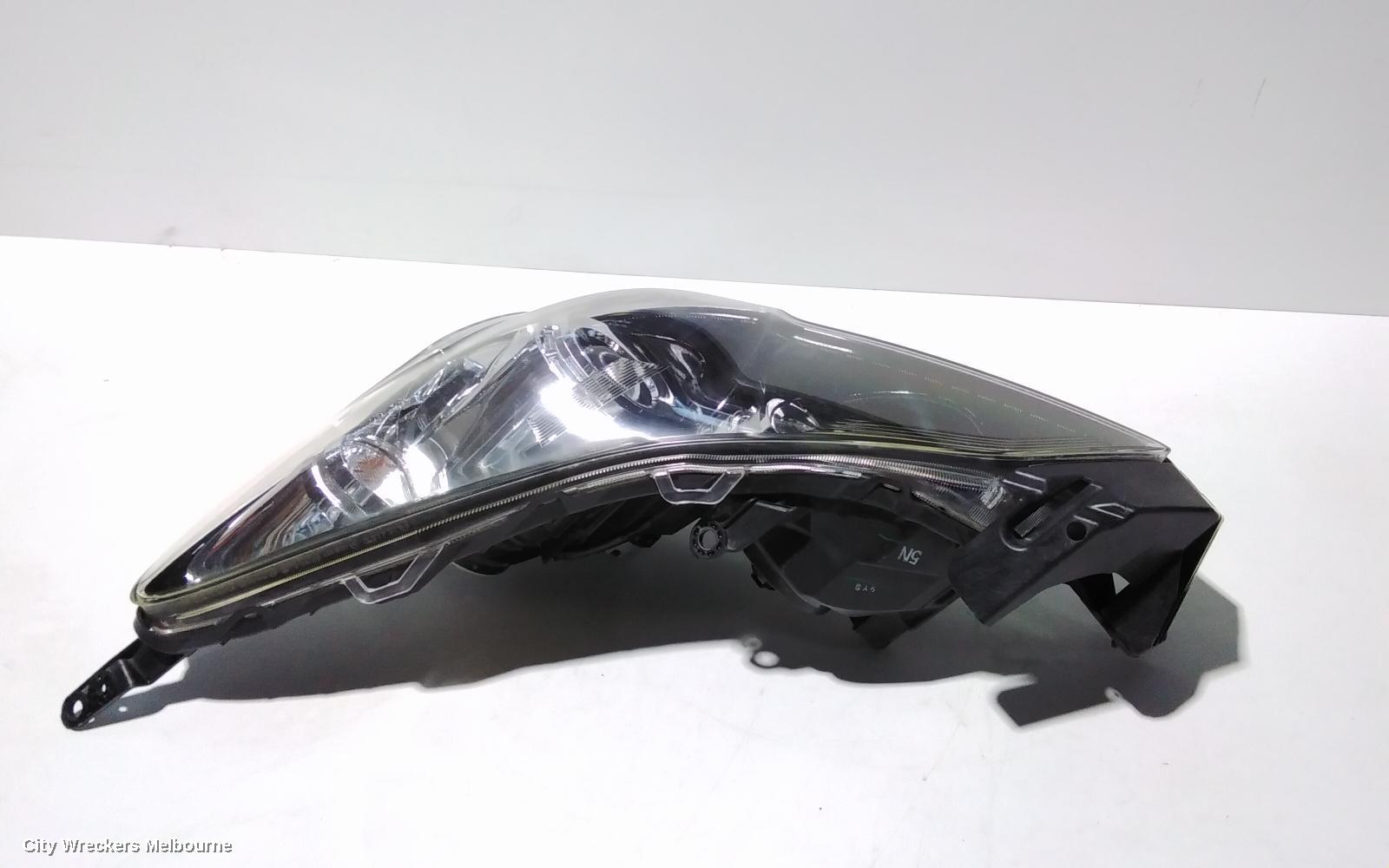 SUBARU LIBERTY LEFT HEADLAMP, 5TH GEN, 2.5I/2.5 GT ENG, XENON TYPE, BLACK INSERT, 07/2009 - 03/2012