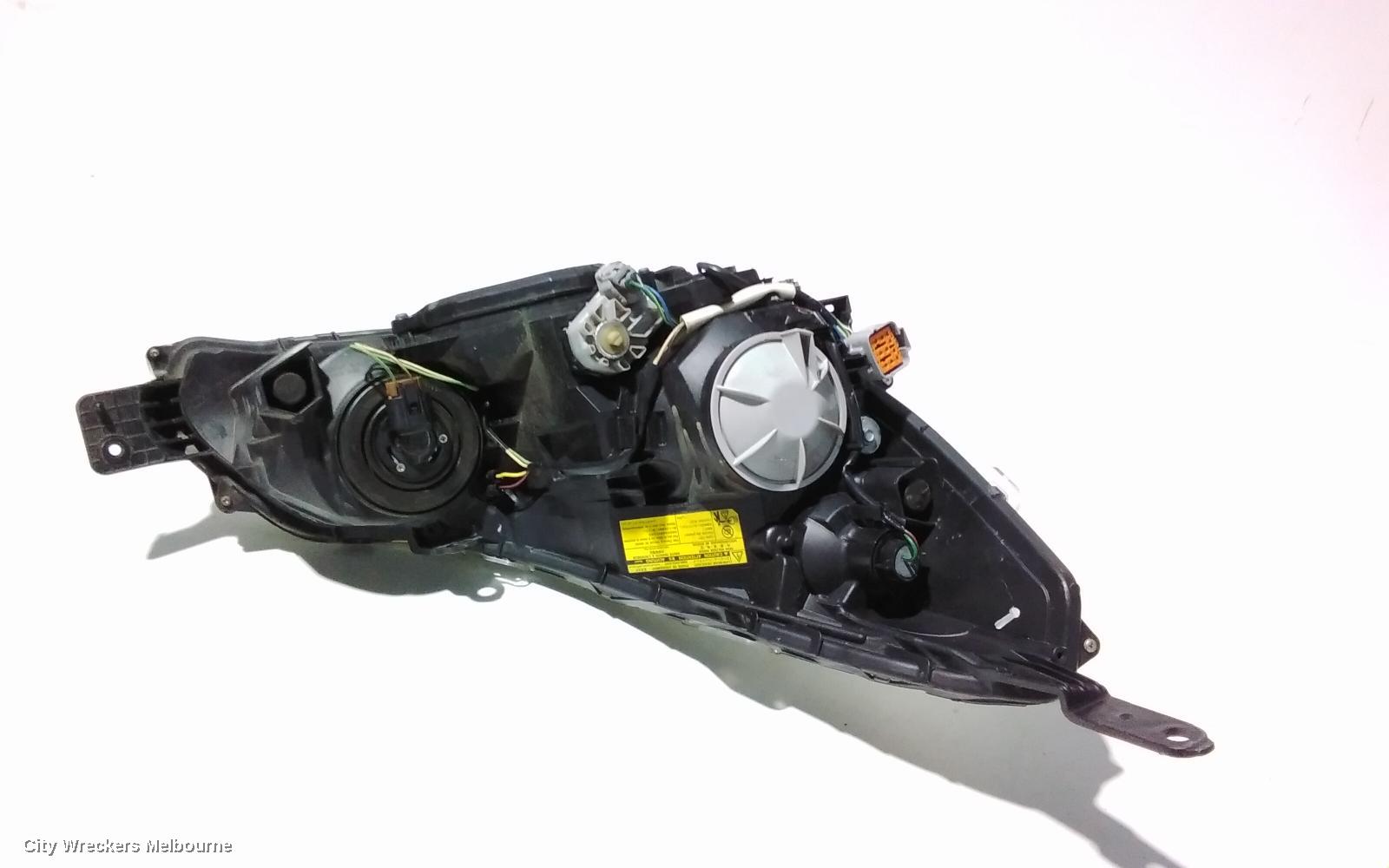 SUBARU LIBERTY LEFT HEADLAMP, 5TH GEN, 2.5I/2.5 GT ENG, XENON TYPE, BLACK INSERT, 07/2009 - 03/2012