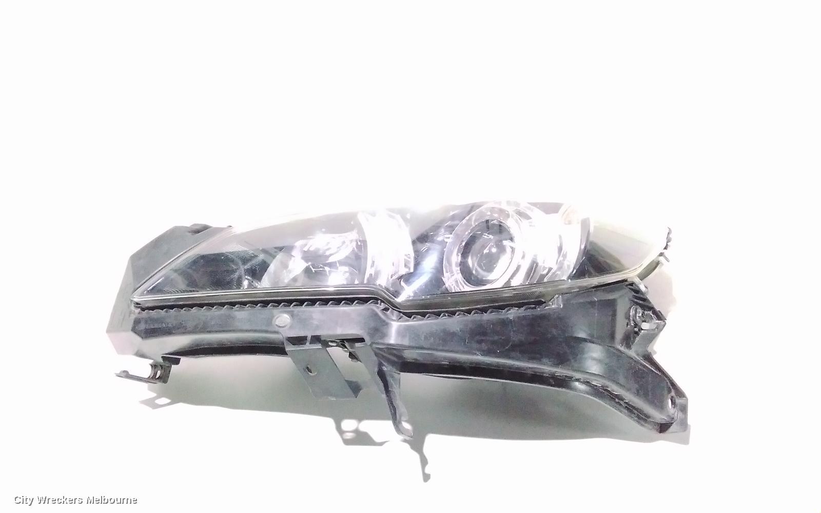 SUBARU LIBERTY LEFT HEADLAMP, 5TH GEN, 2.5I/2.5 GT ENG, XENON TYPE, BLACK INSERT, 07/2009 - 03/2012