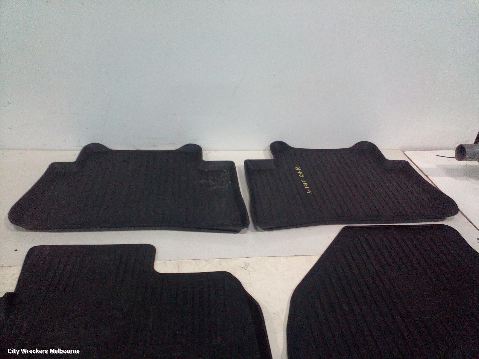 TOYOTA C-HR FLOOR MATS, GEN 1, 12/2016 - 09/2023