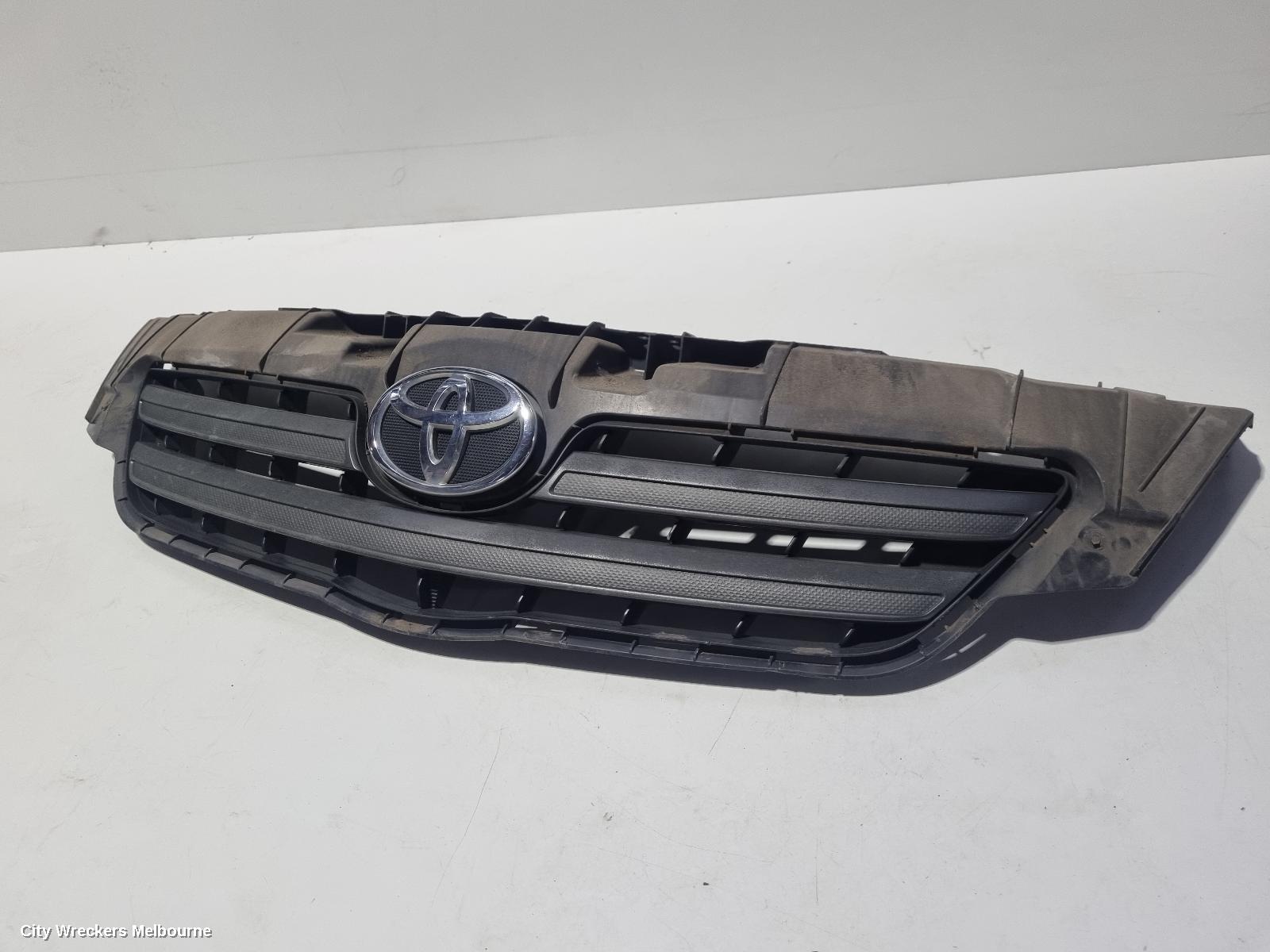 TOYOTA COROLLA GRILLE, RADIATOR GRILLE, ZRE152/20153R, SEDAN, INNER, 03/2007 - 02/2010