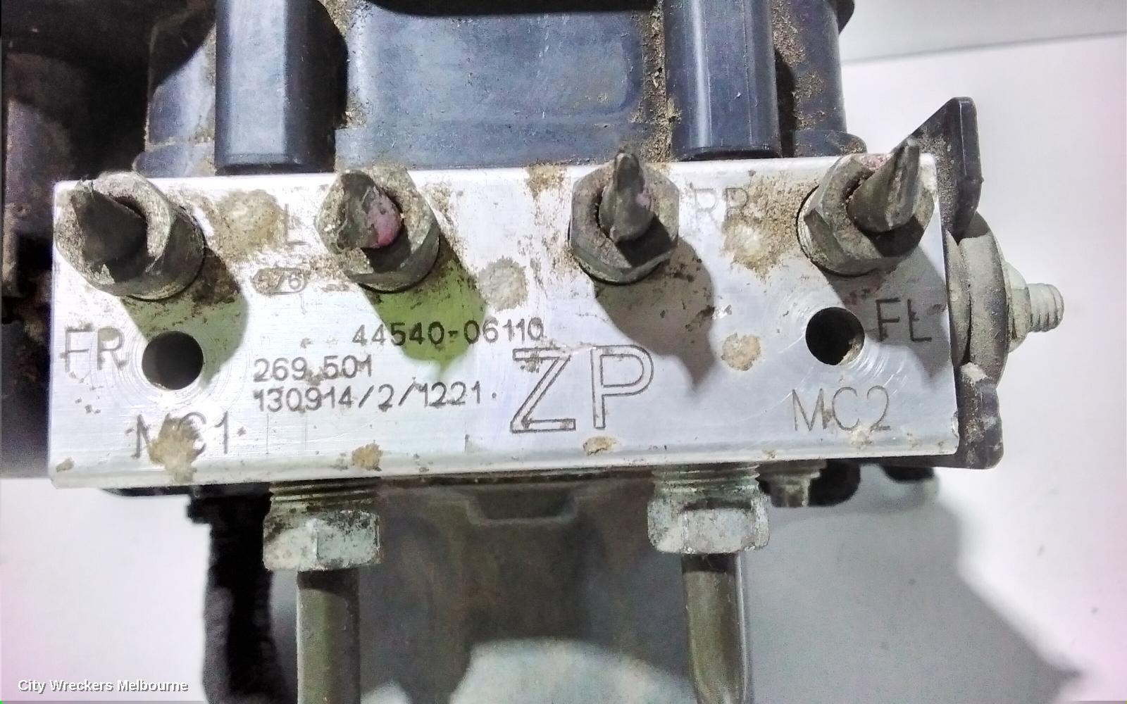 TOYOTA CAMRY ABS PUMP/MODULATOR, ASV50, STANDARD (NON HYBRID), 12/2011 - 10/2017