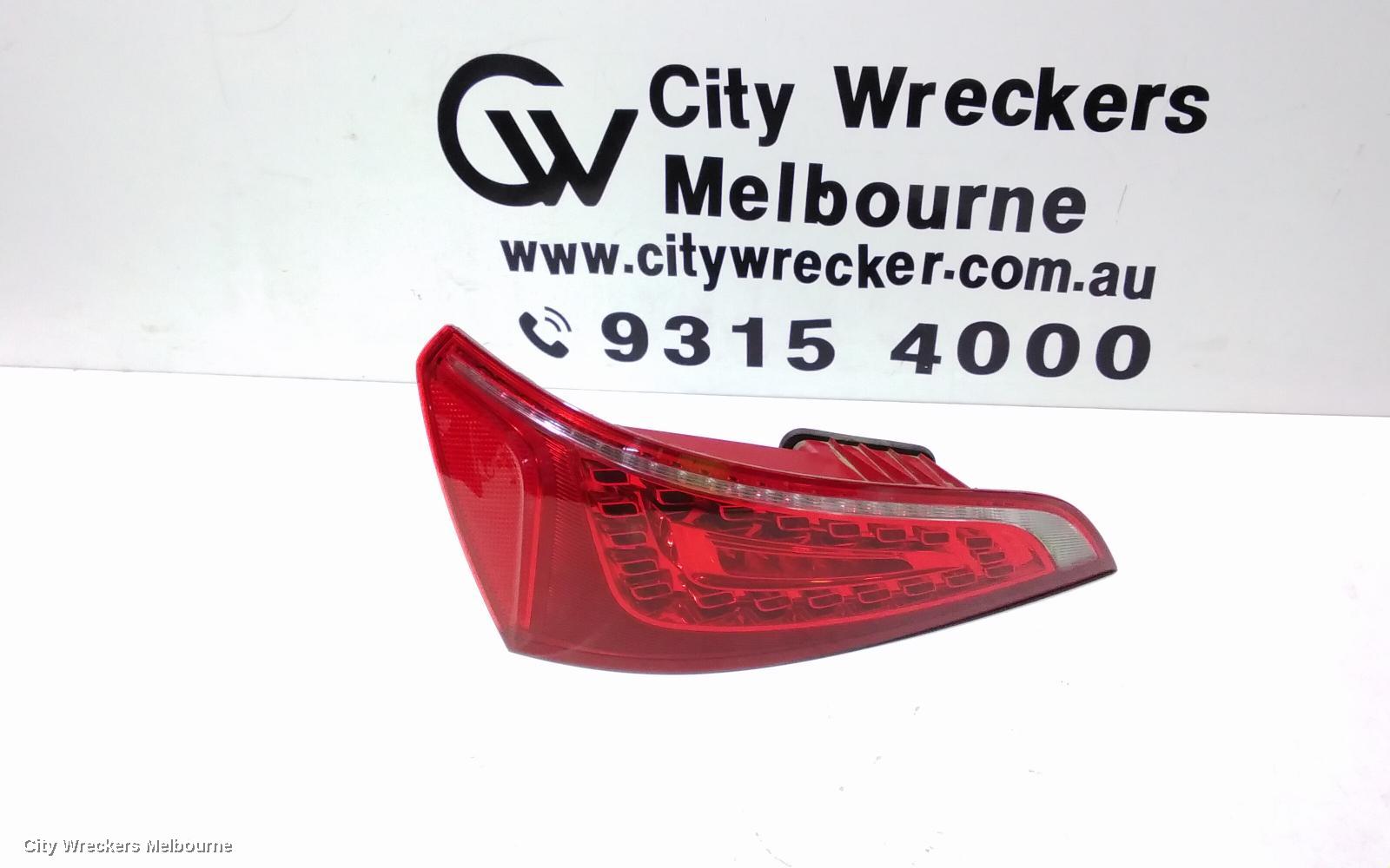 AUDI Q5 LEFT TAILLIGHT, IN TAILGATE, 8R, LED TYPE, 03/2009 - 09/2012