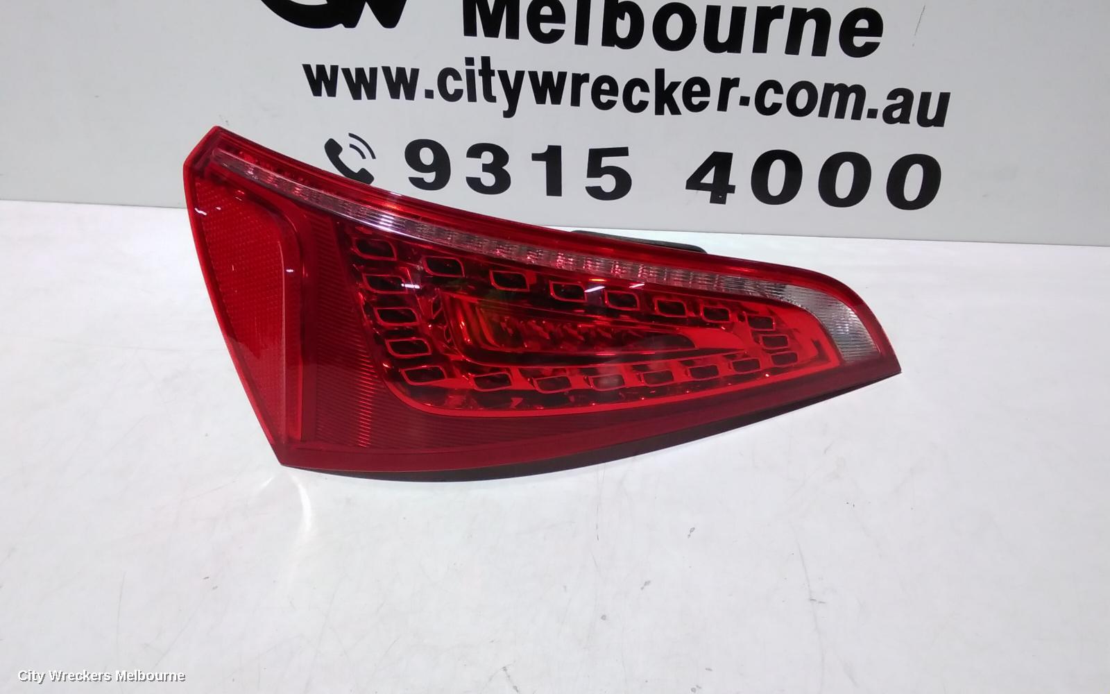 AUDI Q5 LEFT TAILLIGHT, IN TAILGATE, 8R, LED TYPE, 03/2009 - 09/2012